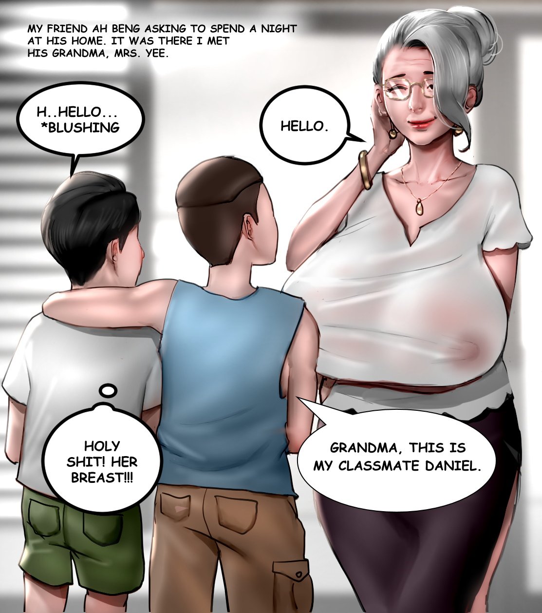 My Friends Grandma [Scarlett Ann] Cartoon Porn Comic