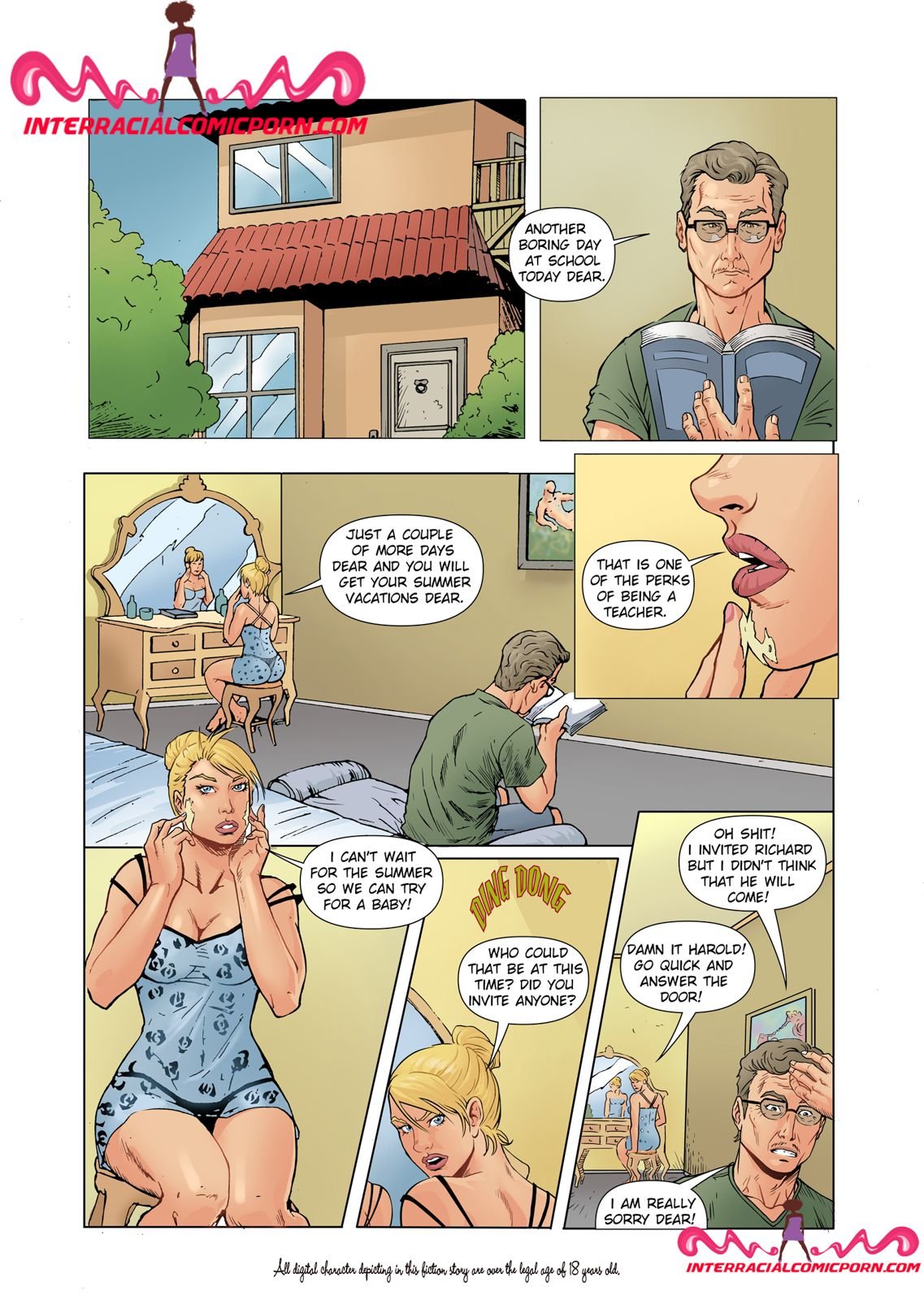 The Friend [InterracialComicPorn] Cartoon Porn Comic