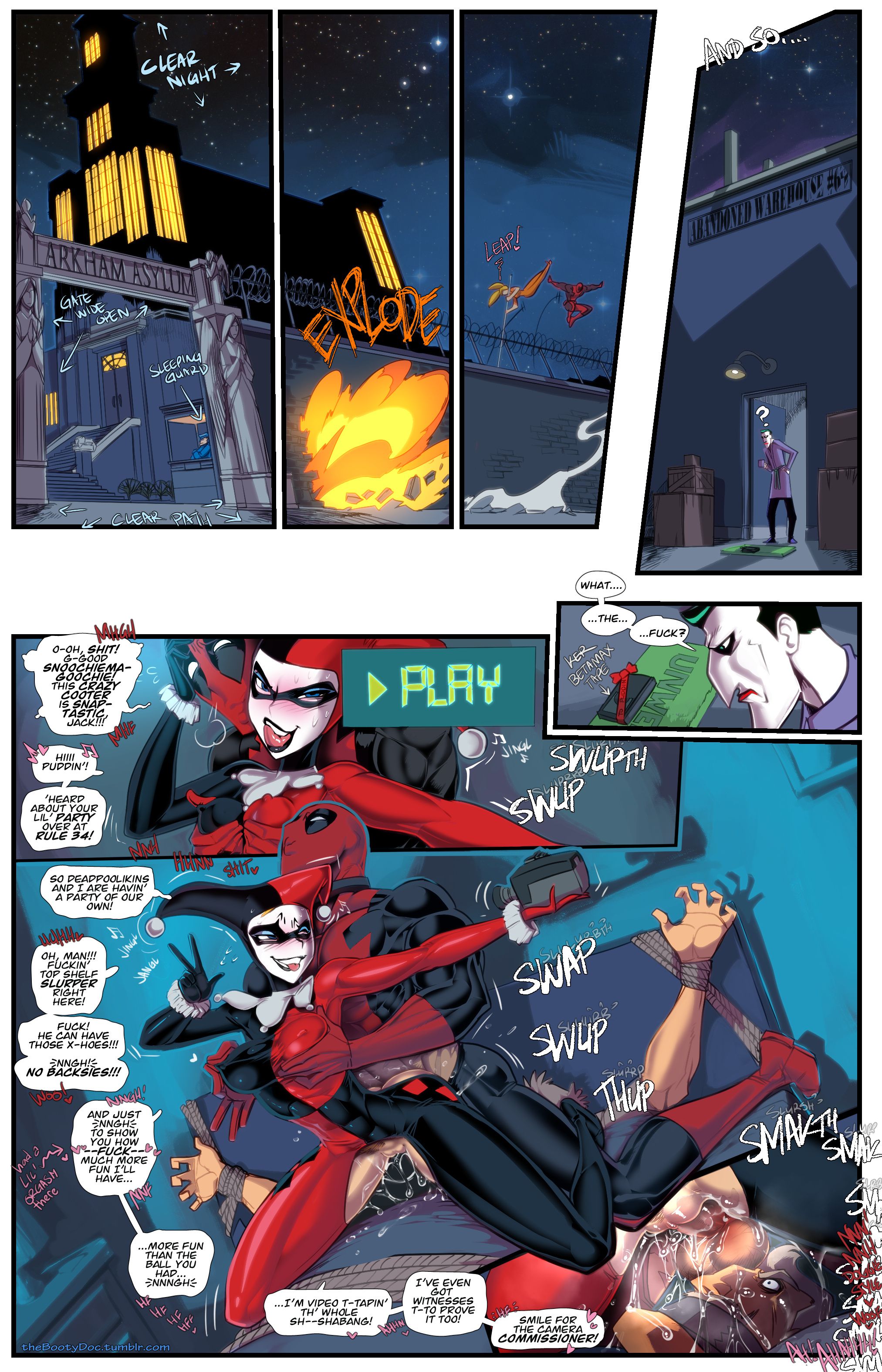 Crazy Insane Sex (Batman , Deadpool , Teen Titans) [Fred Perry] #2