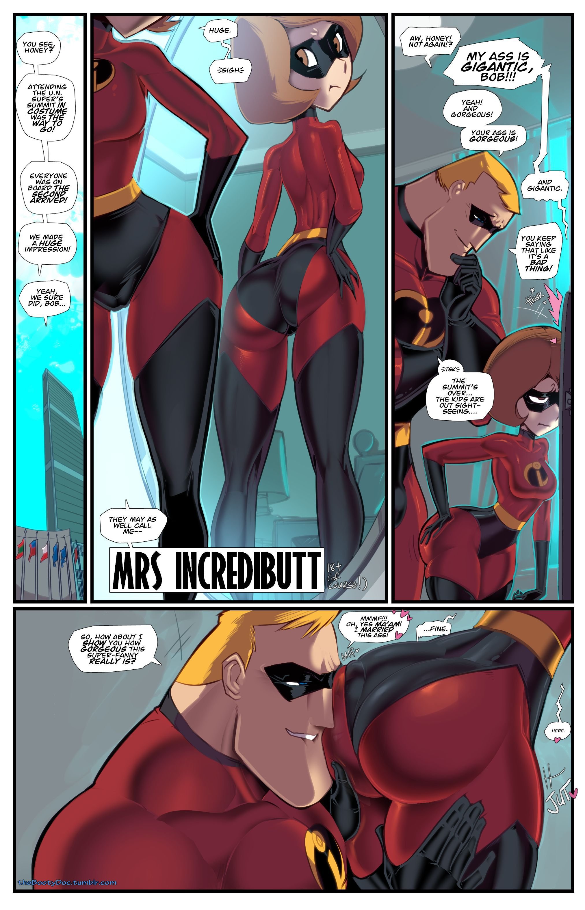 Mrs. Incredibutt (The Incredibles) [Fred Perry] #1