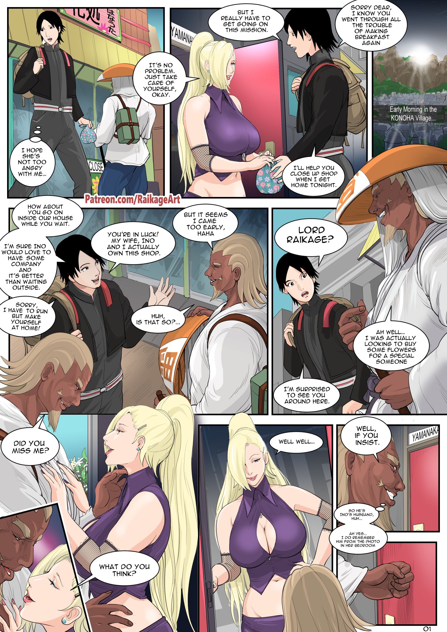 Secrets Of The Flower Shop (Naruto) [RaikageArt | Sichan] #3