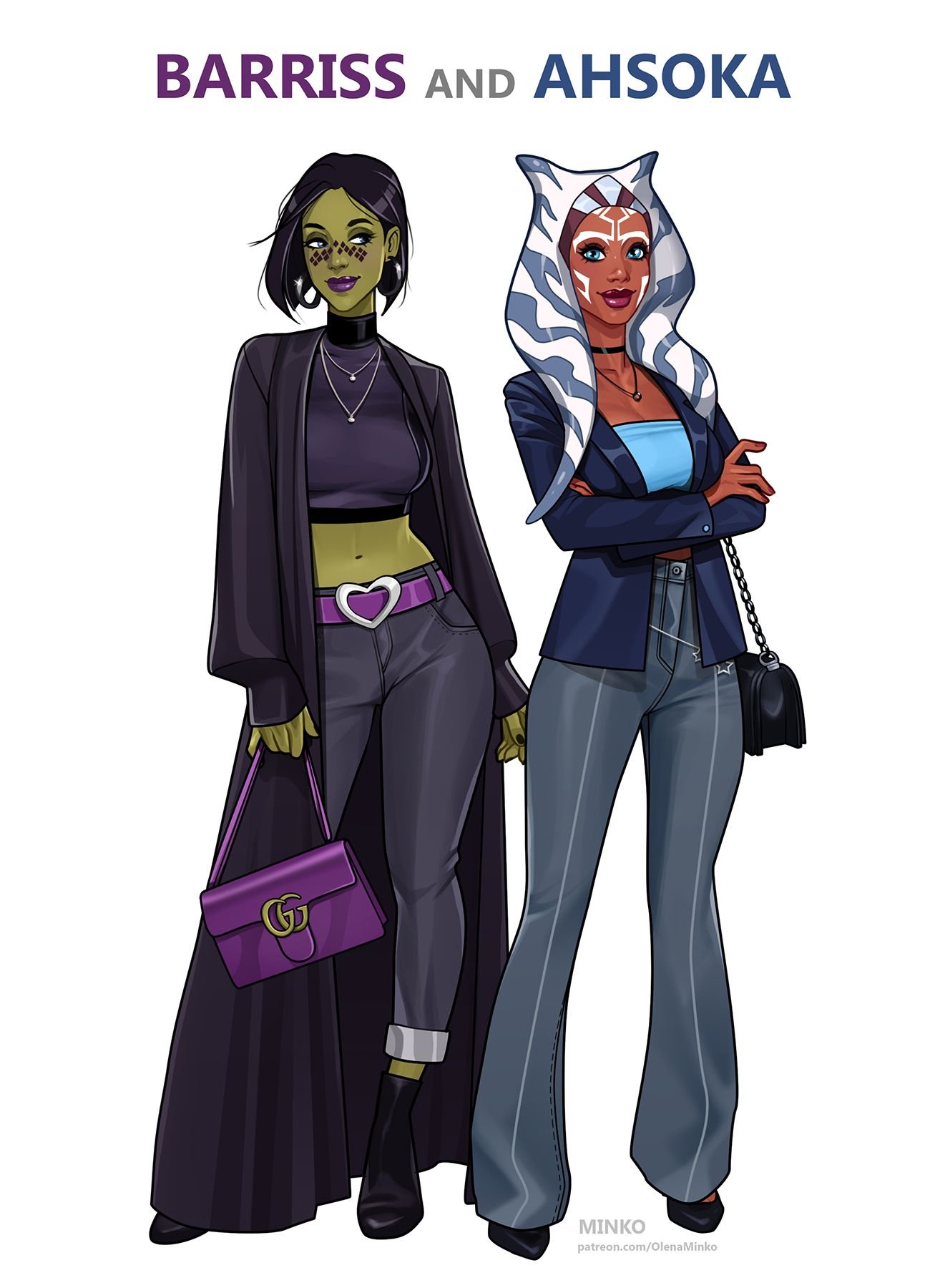 Barriss and Ahsoka (Star Wars) [Olena Minko] #10