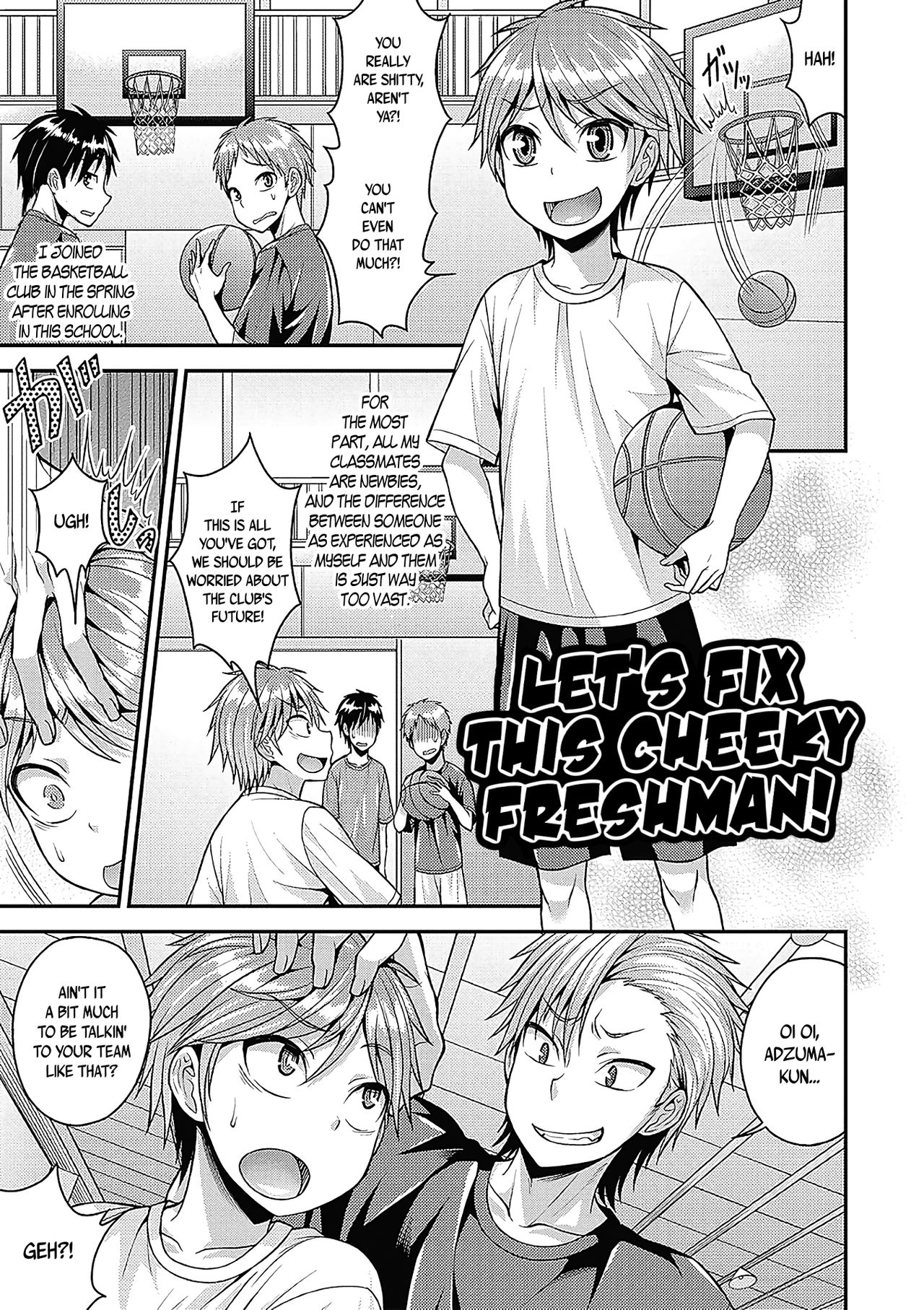 Let’s Fix This Cheeky Freshman! [Kanbayashi Takaki] Porn Comic