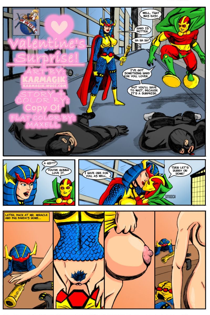 Lobo’s Holiday Spectacular (Mister Miracle) [Karmagik] Porn Comic