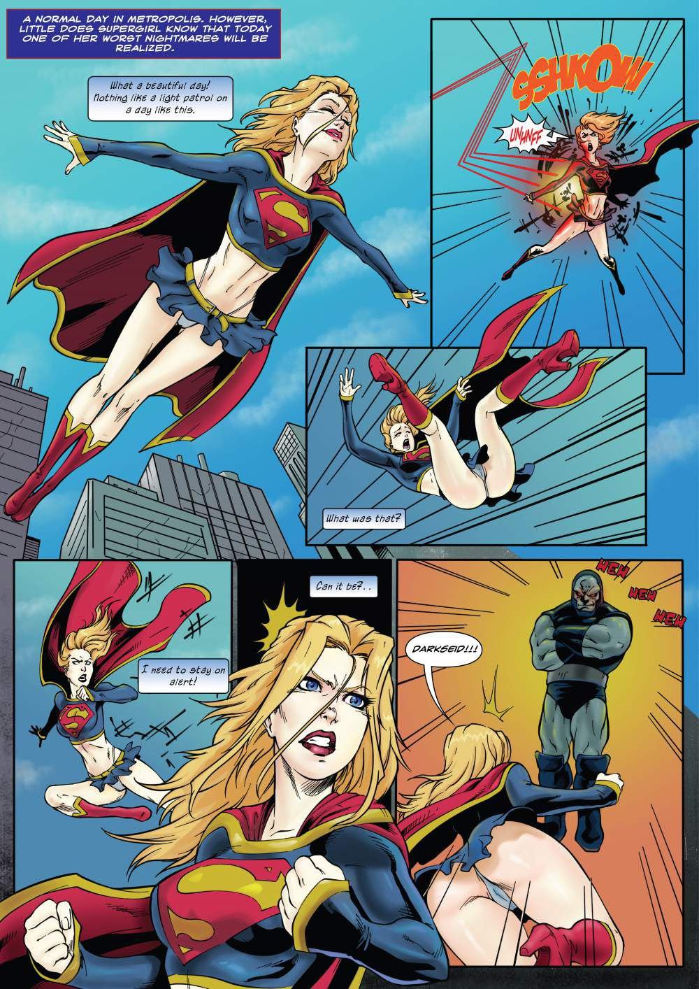 Supergirl’s Last Stand (Justice League) [R_EX] Porn Comic