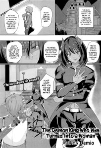 The Demon King Who Was Turned Into A Woman [Demio]