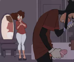 Peg x Max (Goof Troop) [Amugea]