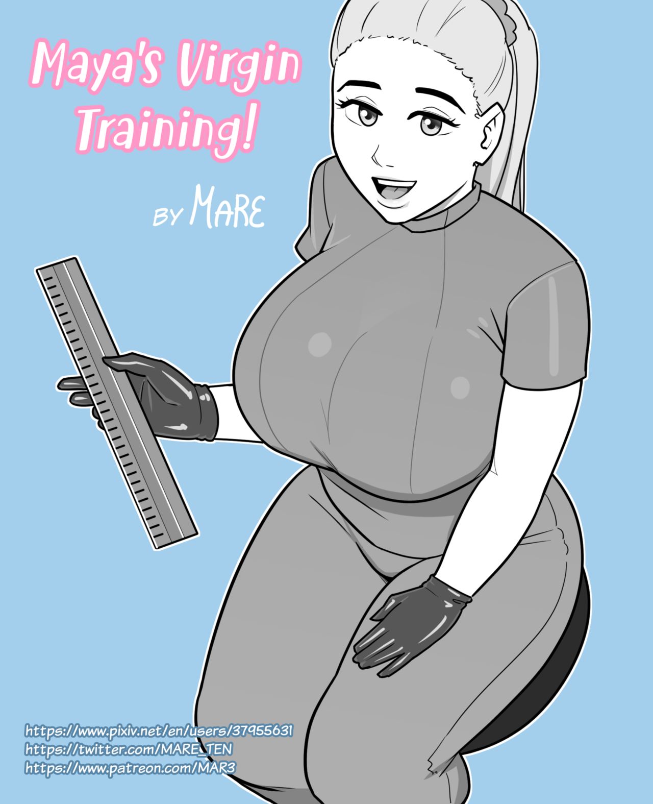 Maya's Virgin Training! comic porn