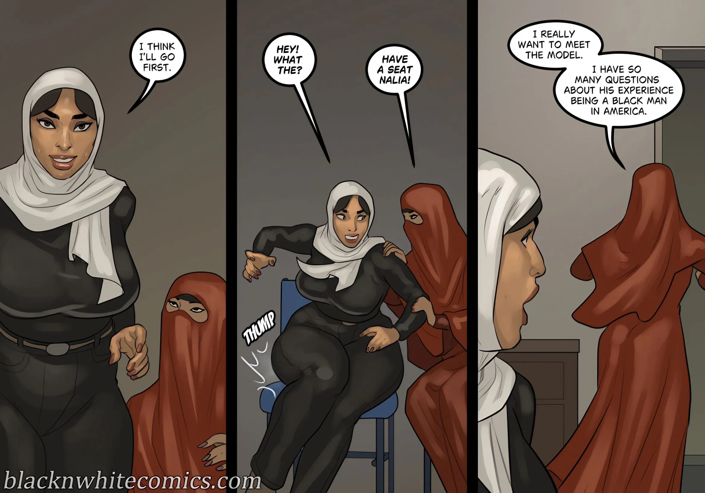 Art Class [BlackNWhiteComics] - Chapter 3 — Page 12