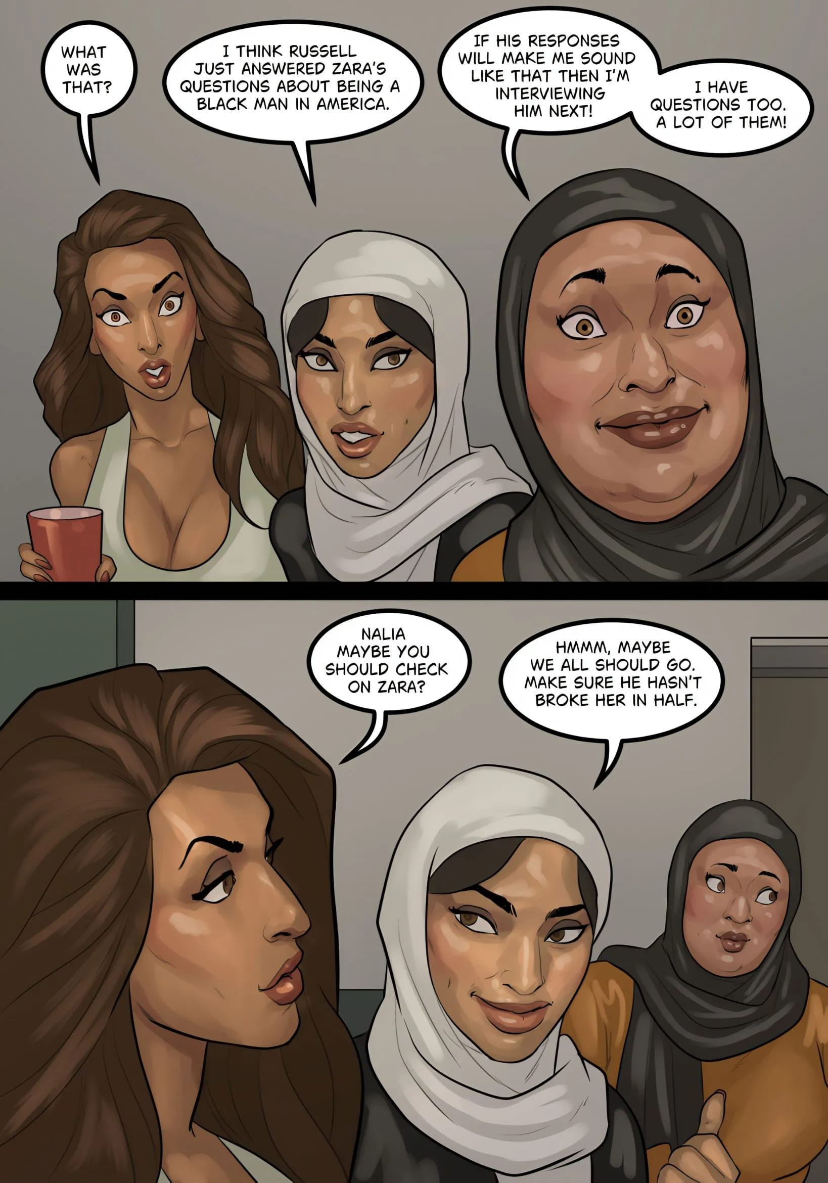 Art Class [BlackNWhiteComics] - Chapter 3 — Page 18