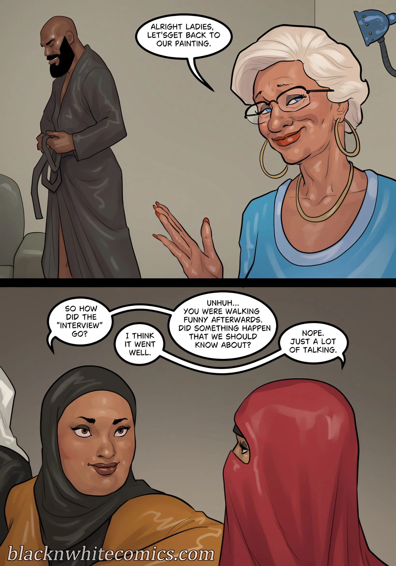 Art Class [BlackNWhiteComics] - Chapter 3 — Page 28