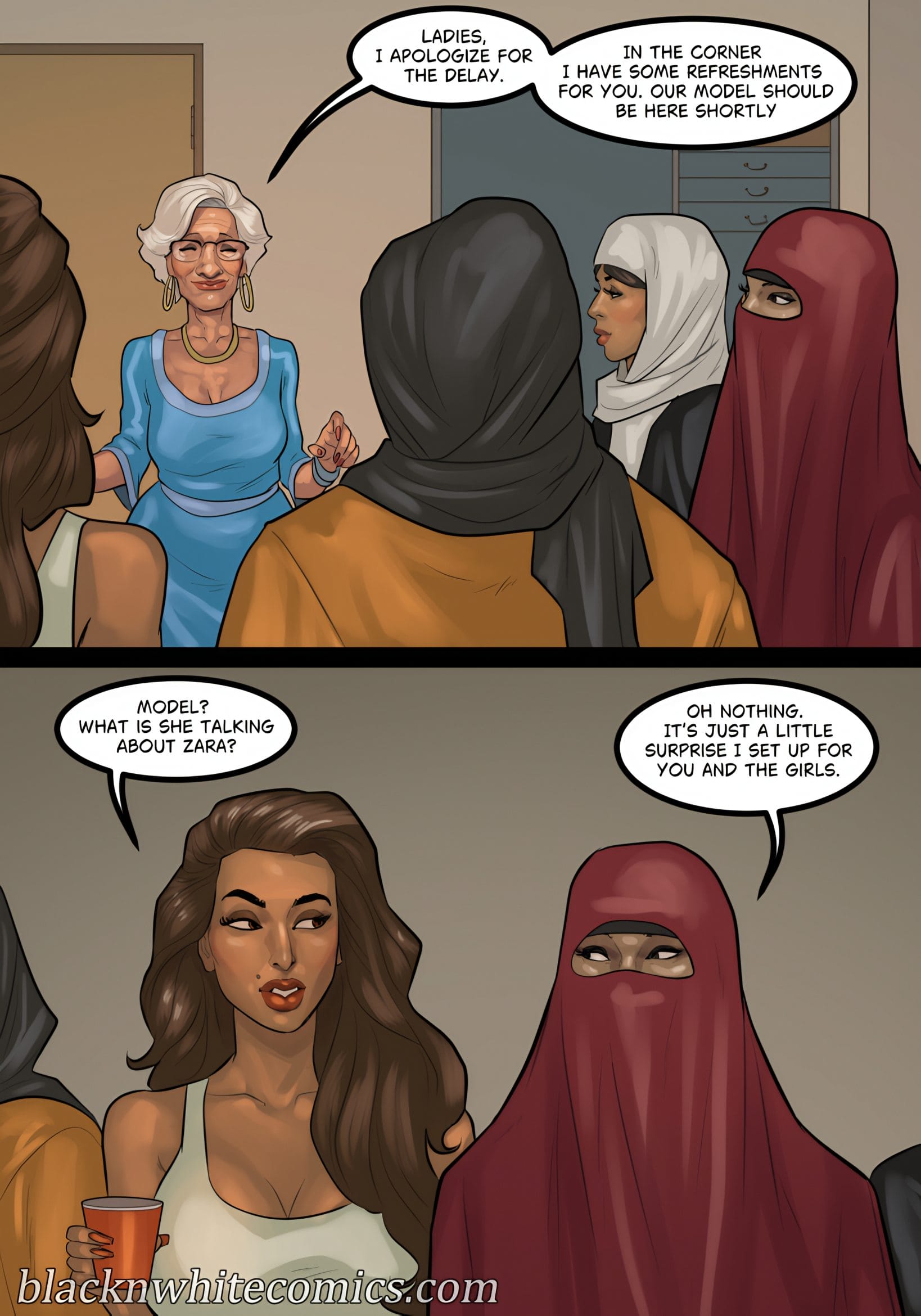 Art Class [BlackNWhiteComics] - Chapter 3 — Page 4