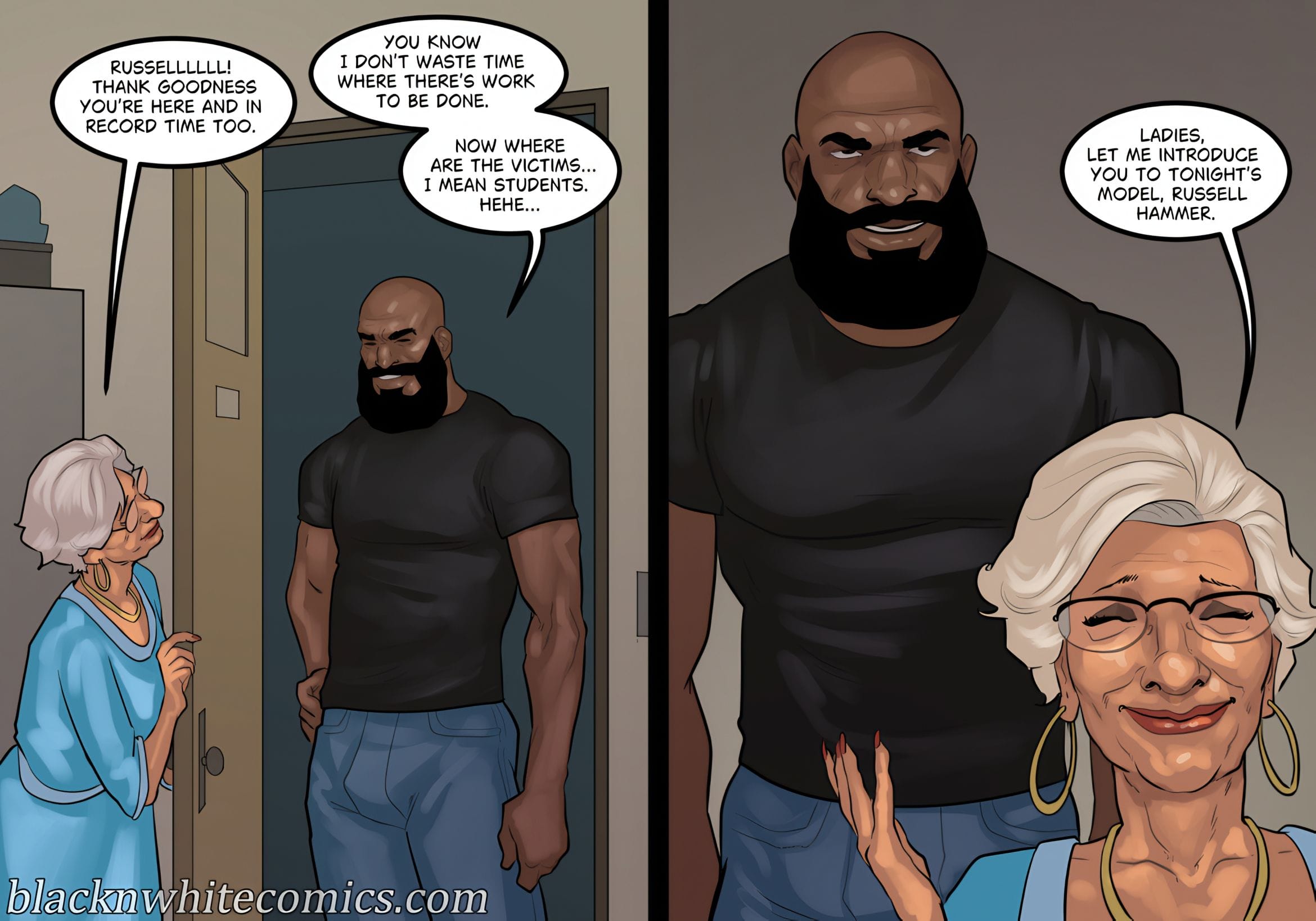 Art Class [BlackNWhiteComics] - Chapter 3 — Page 5
