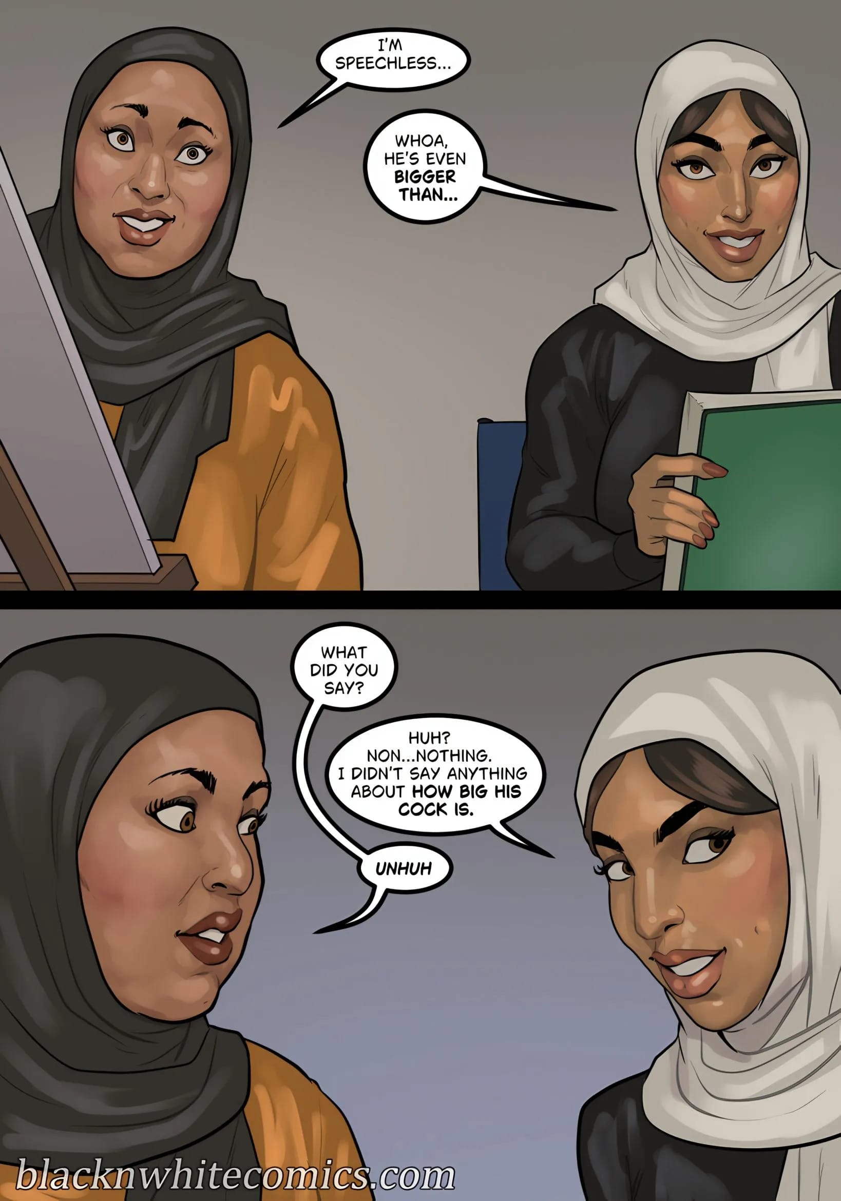 Art Class [BlackNWhiteComics] - Chapter 3 — Page 8