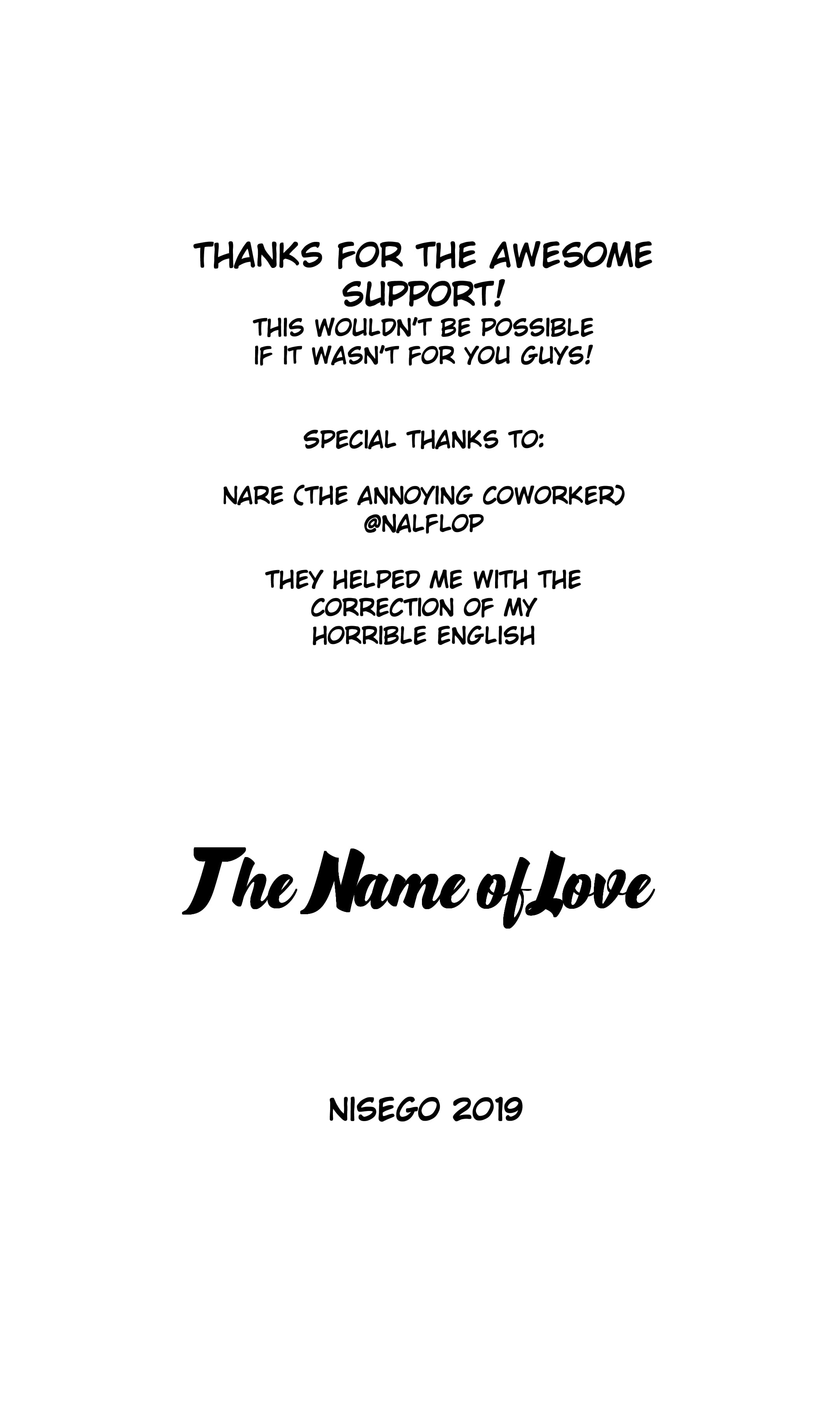 The Name Of Love [Nisego] - Chapter 1 — Page 114