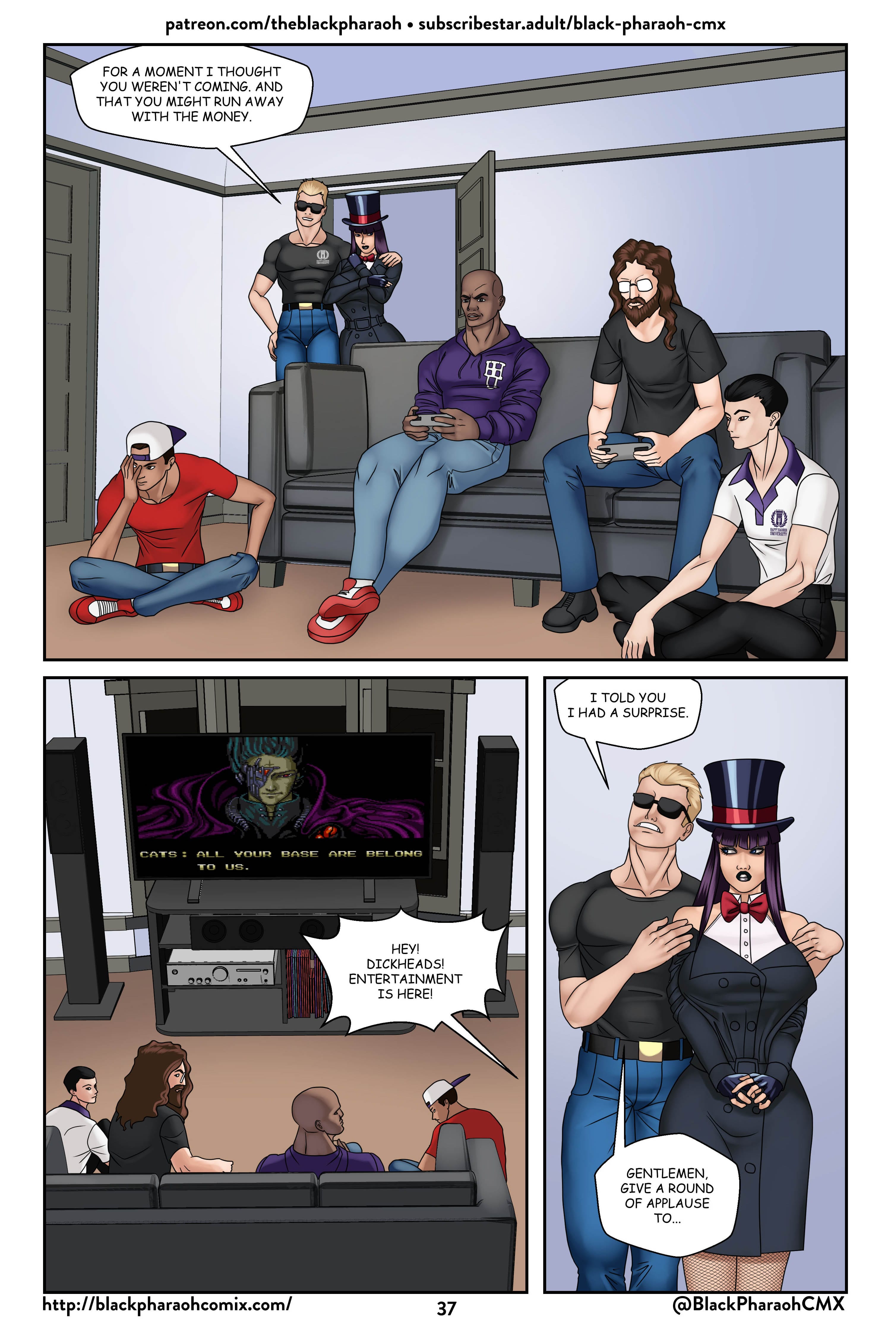 Live Lewd, Dwel Evil (Justice League) [The Black Pharaoh] - Chapter 2 — Page 38