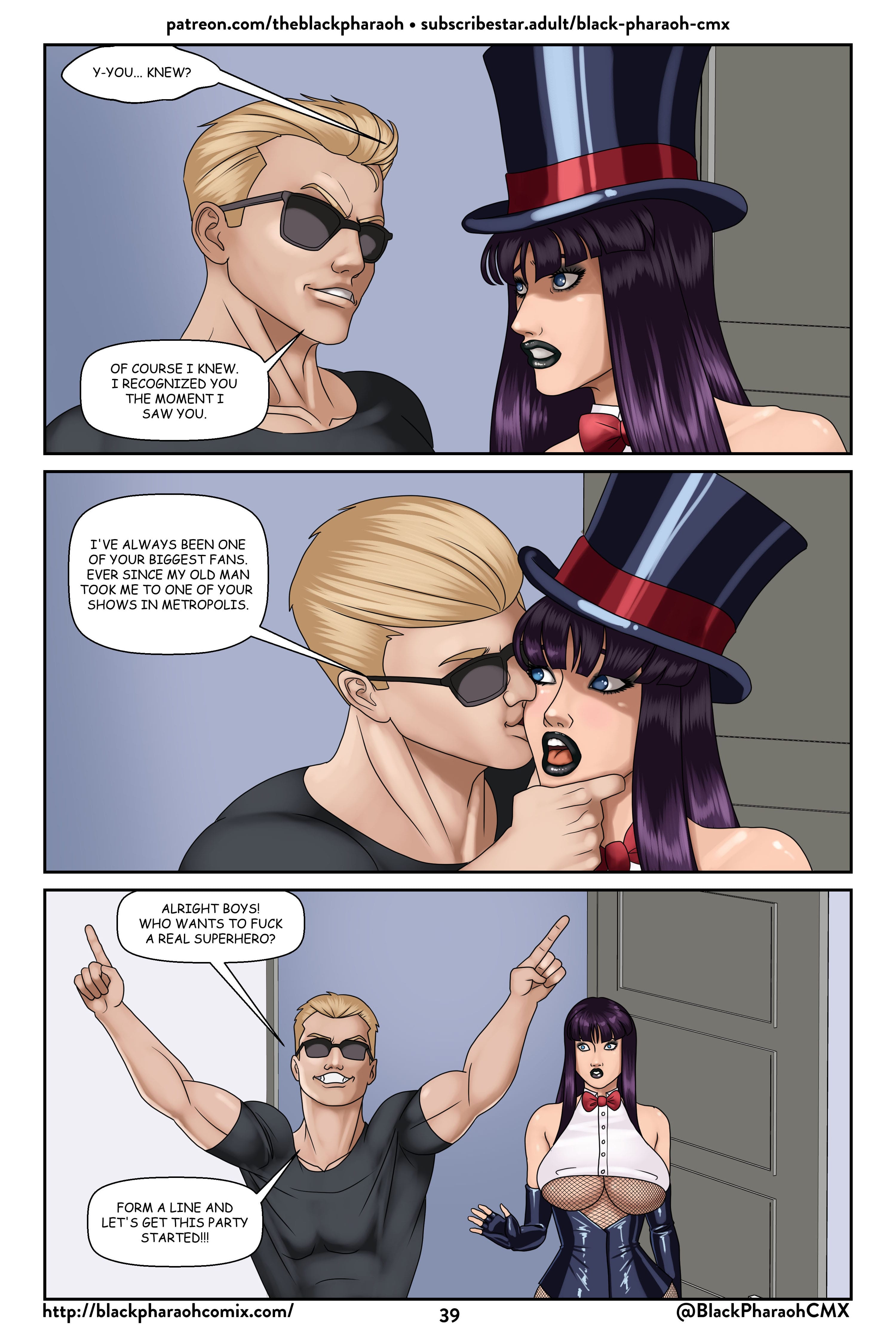 Live Lewd, Dwel Evil (Justice League) [The Black Pharaoh] - Chapter 2 — Page 40
