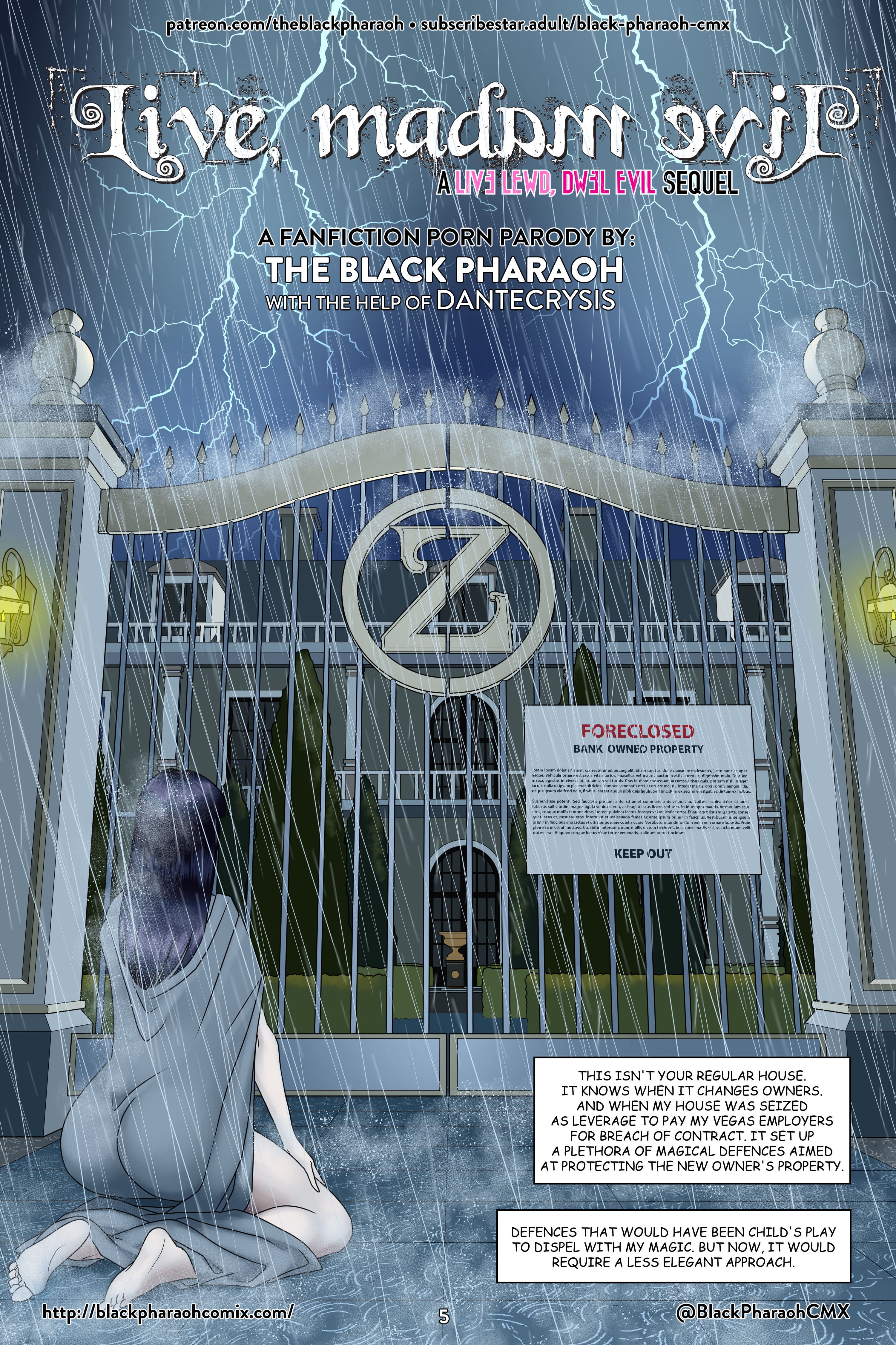 Live Lewd, Dwel Evil (Justice League) [The Black Pharaoh] - Chapter 2 — Page 6