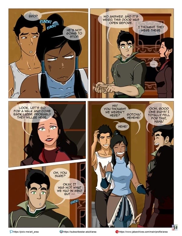 Intimate Meeting (The Legend of Korra) [Area] - Chapter 1 — Page 32