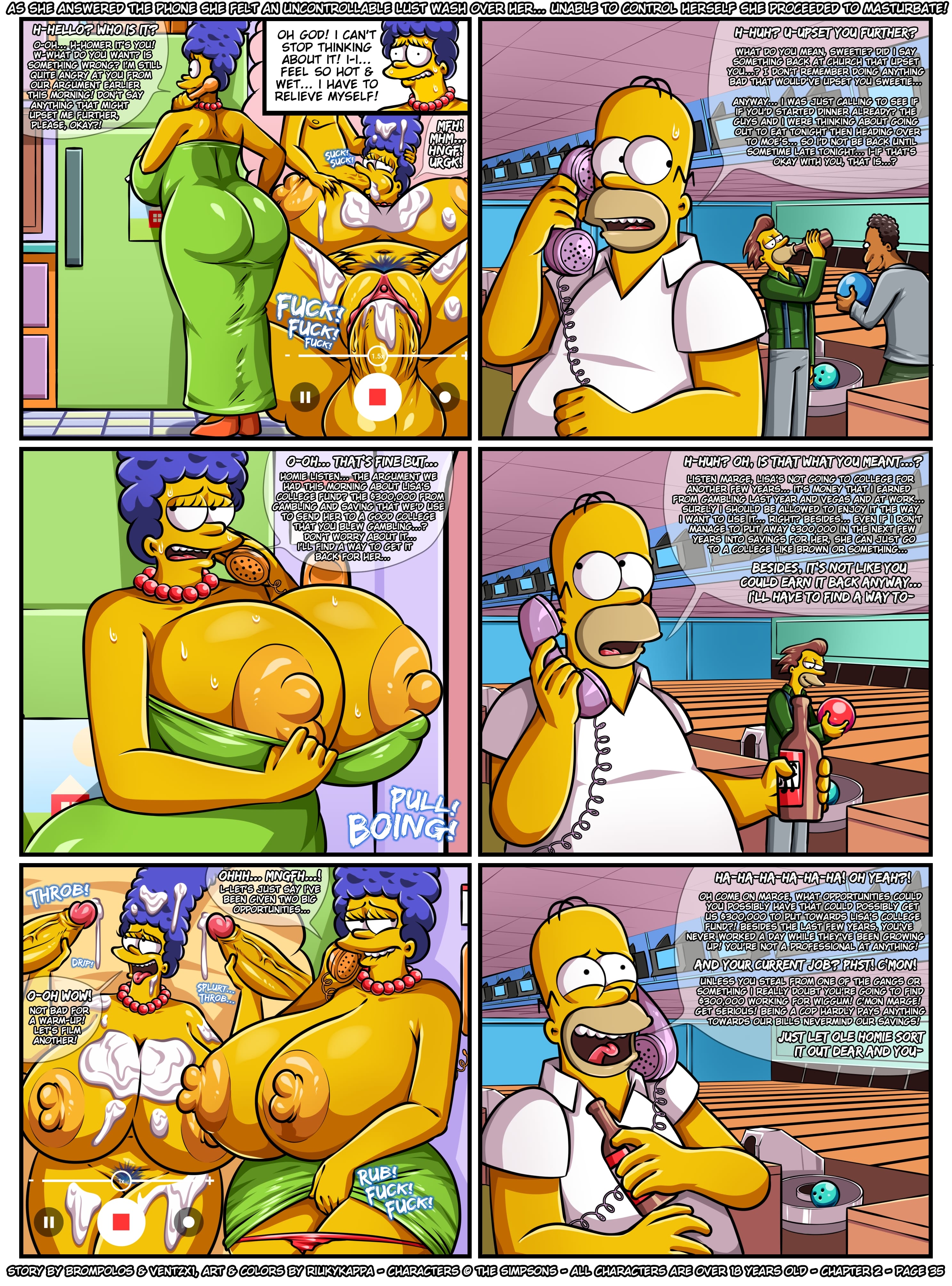 The Sexensteins (The Simpsons) [Brompolos] - Chapter 2 — Page 37