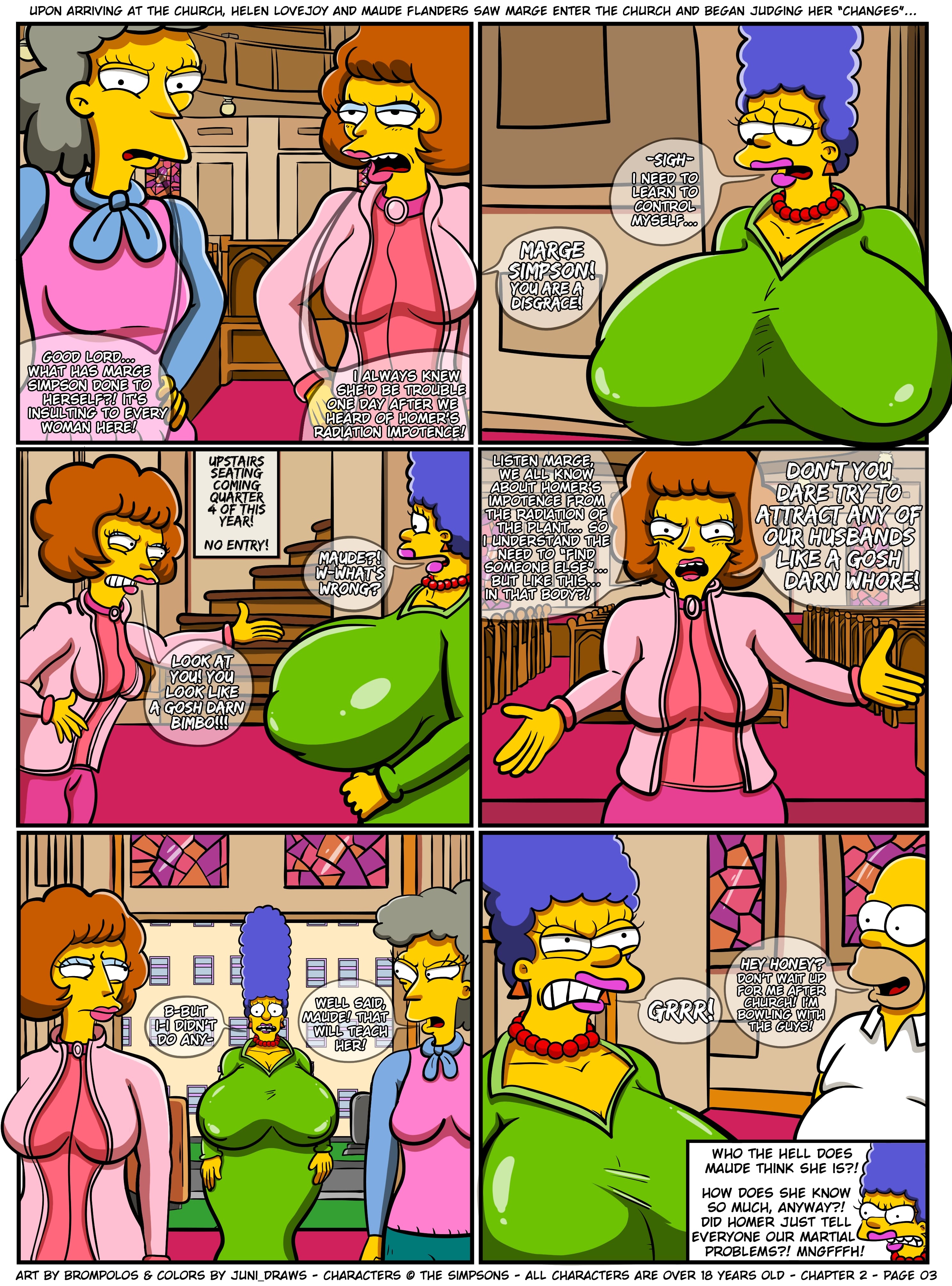 The Sexensteins (The Simpsons) [Brompolos] - Chapter 2 — Page 5