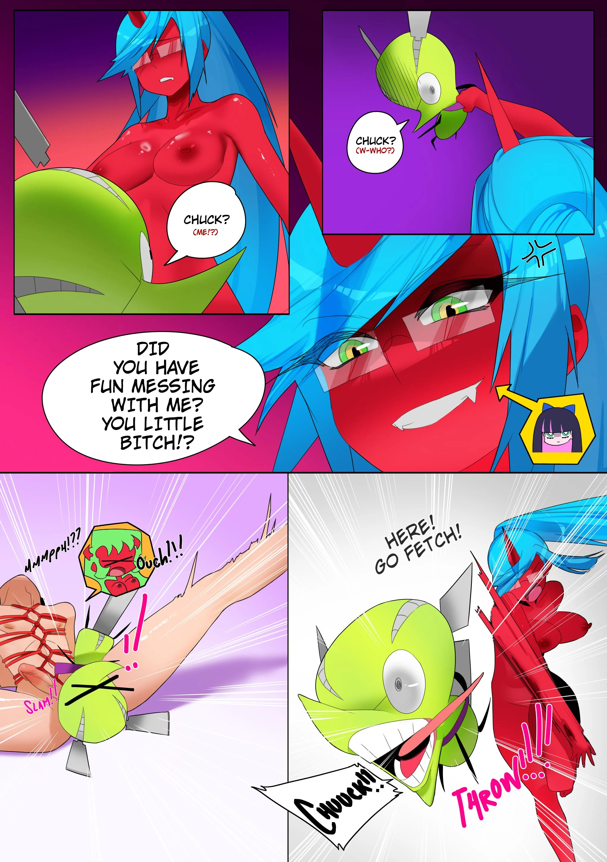 Panty & Swaping! (Panty And Stocking With Garterbelt) [TSFSingularity] - Chapter 2 — Page 9
