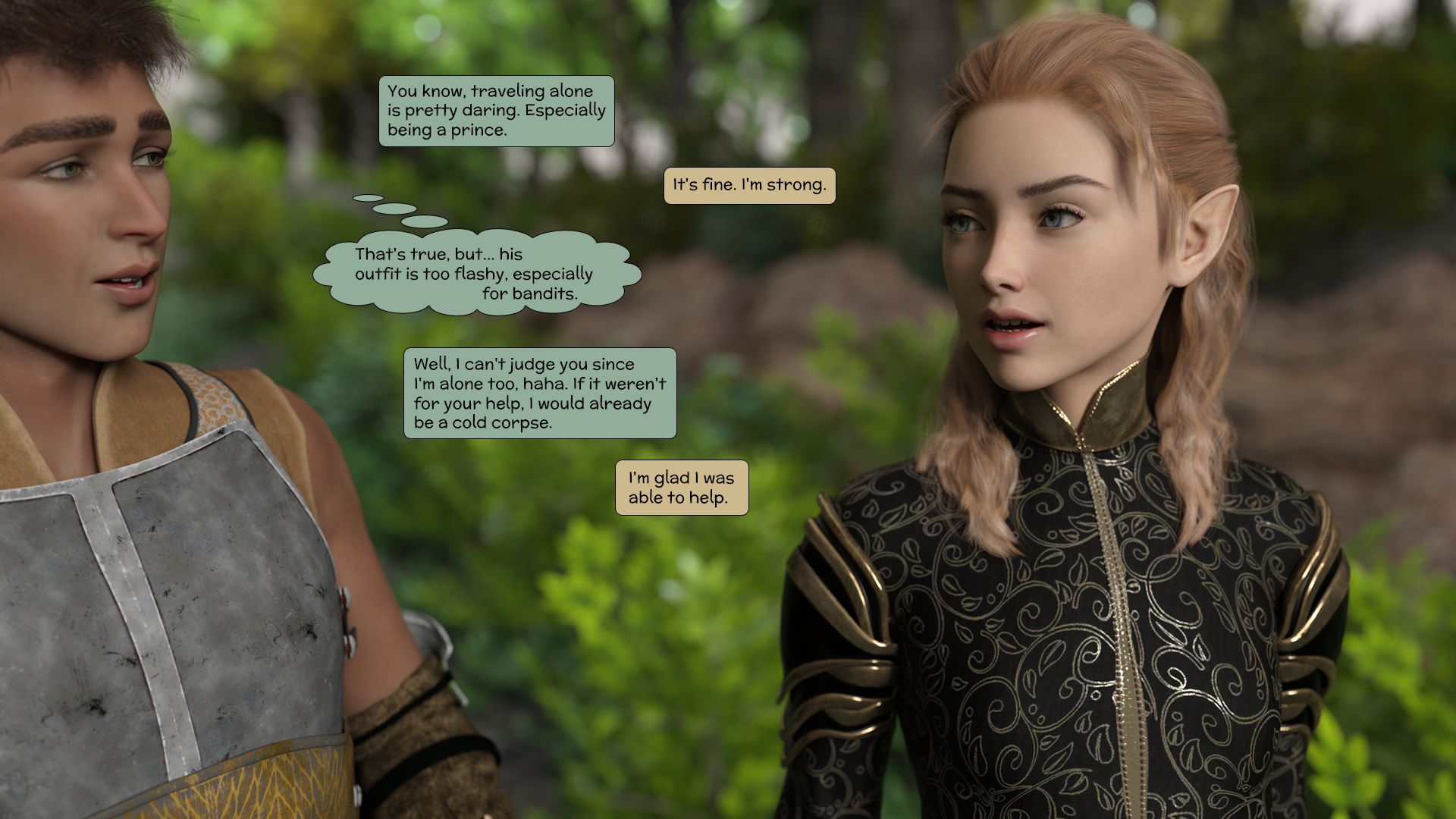 My Comrade Is An Elven Prince [Kizaru3D] - Chapter 1 — Page 14