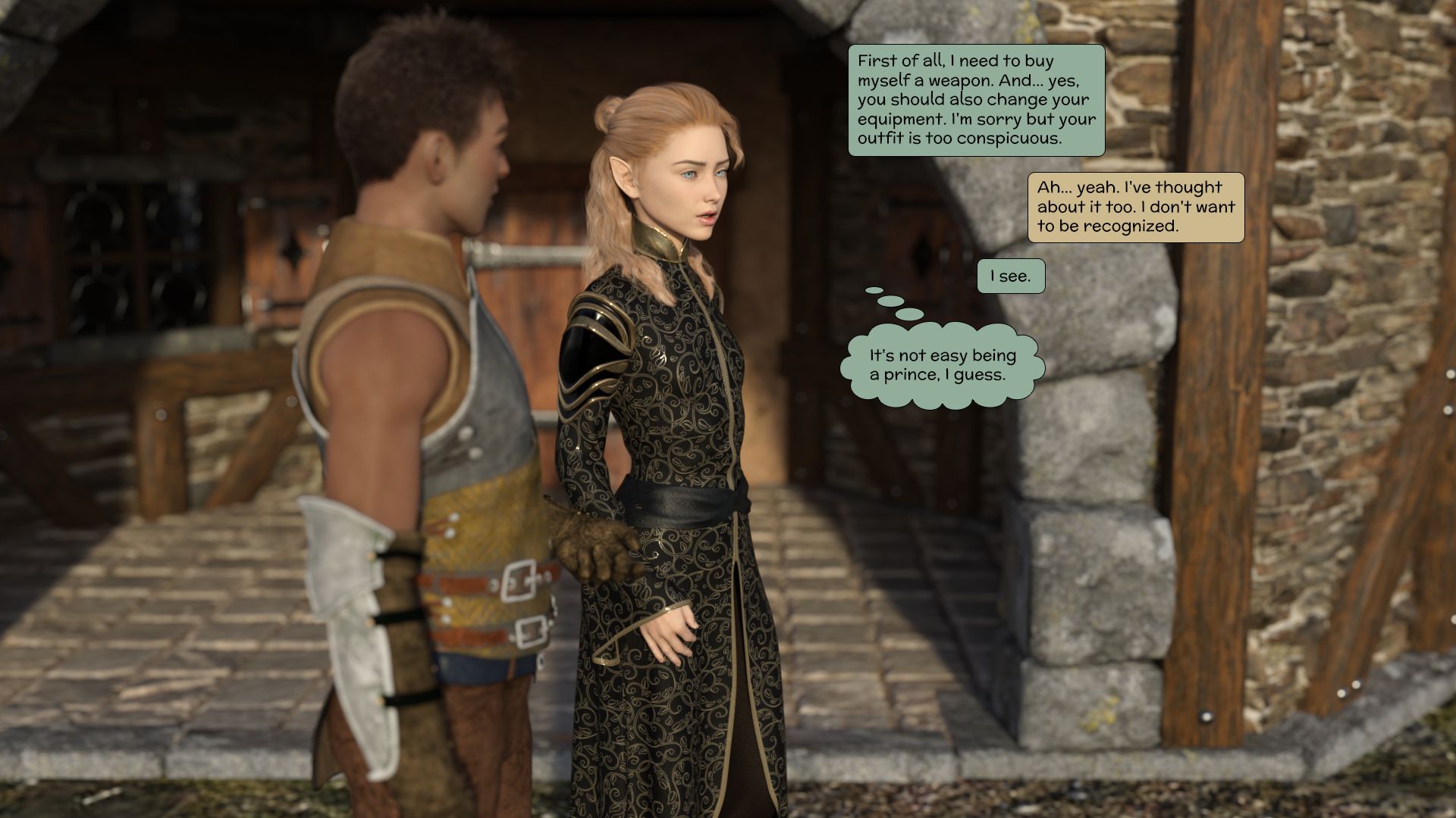 My Comrade Is An Elven Prince [Kizaru3D] - Chapter 1 — Page 18