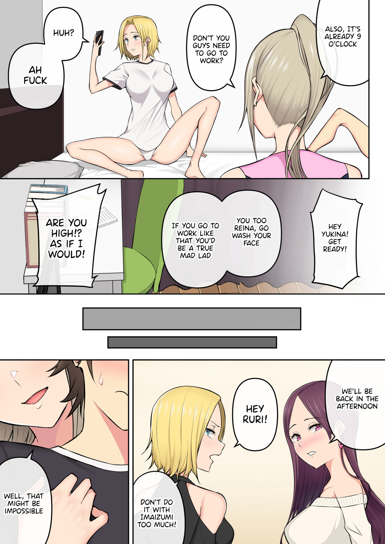 Imaizumi Brings All The Gyarus To His House [Nori5rou] - Chapter 3 — Page 14