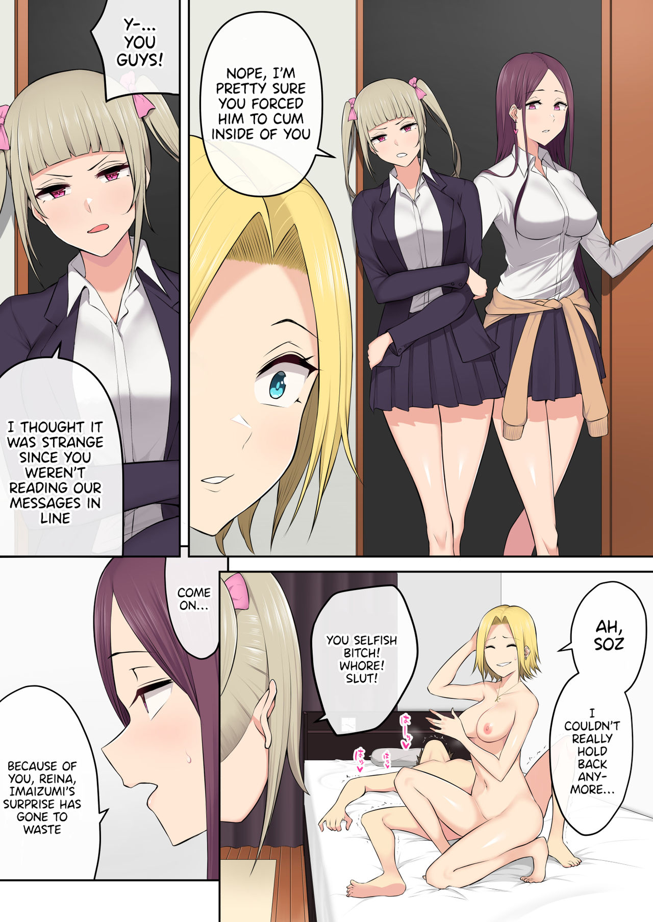 Imaizumi Brings All The Gyarus To His House [Nori5rou] - Chapter 3 — Page 52
