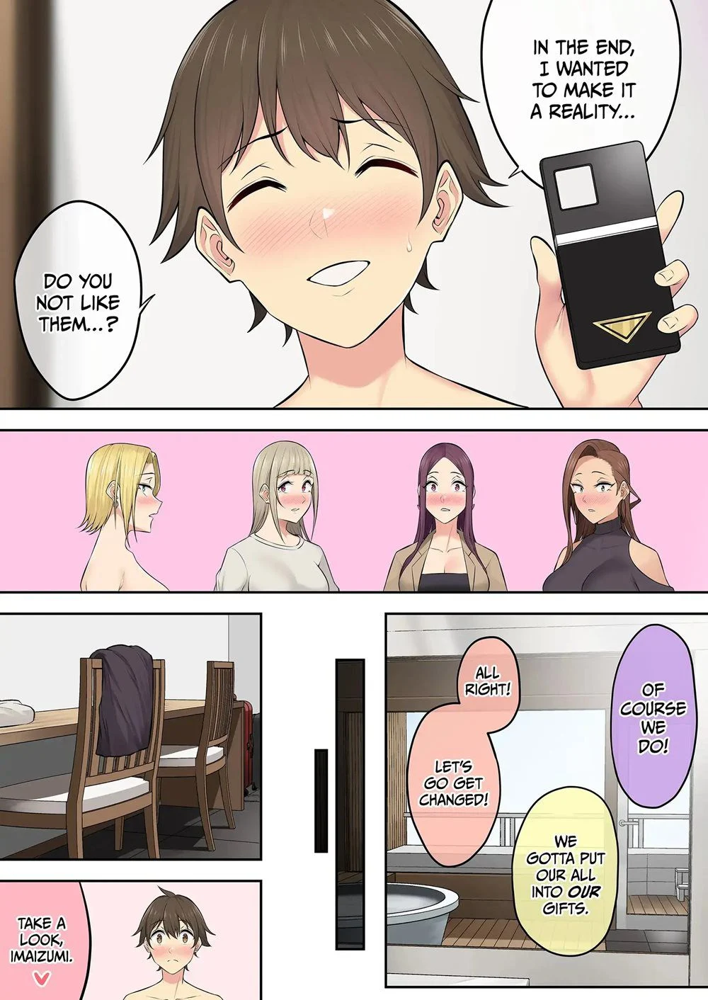 Imaizumi Brings All The Gyarus To His House [Nori5rou] - Chapter 5 — Page 63