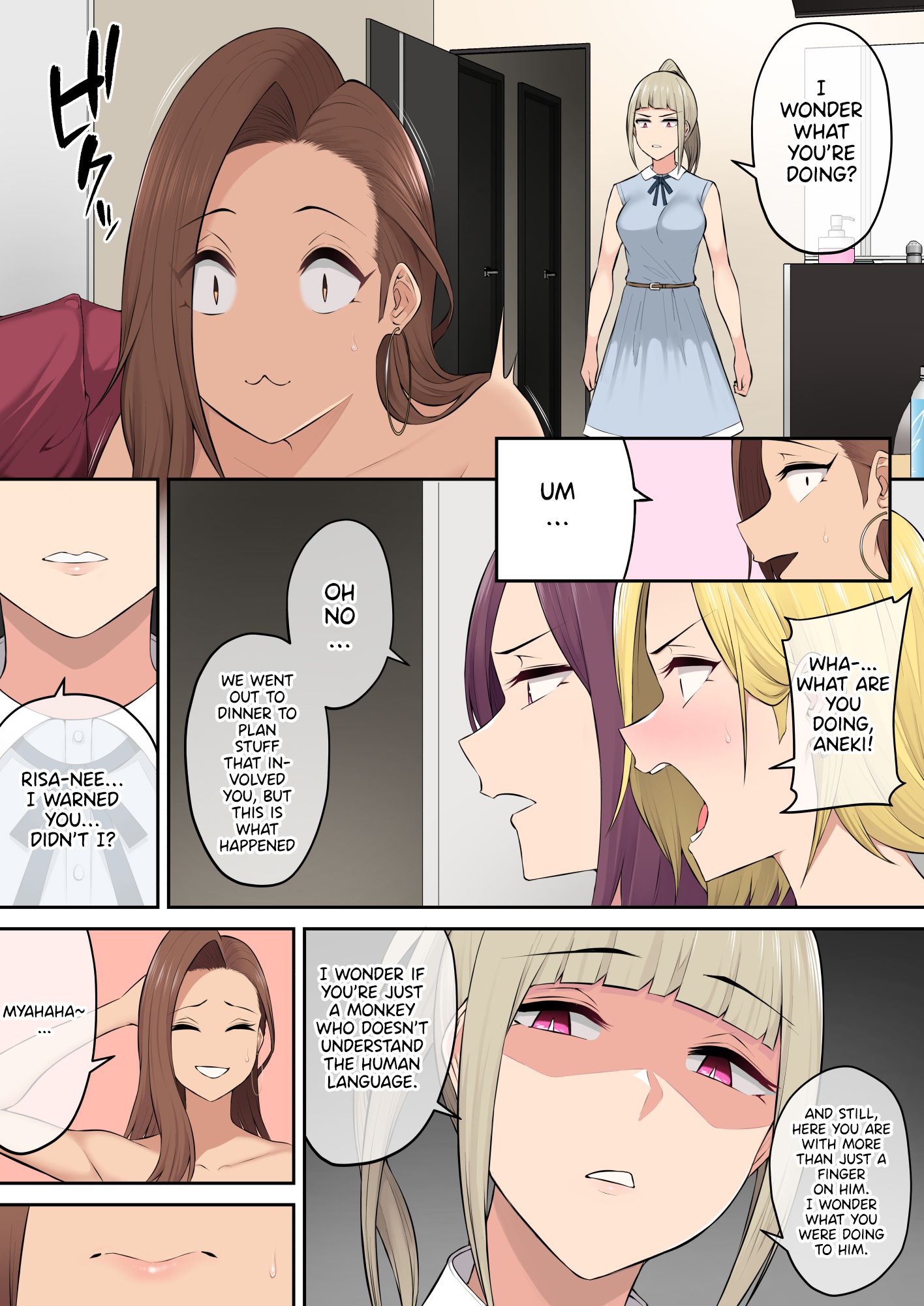 Imaizumi Brings All The Gyarus To His House [Nori5rou] - Chapter 4 — Page 59