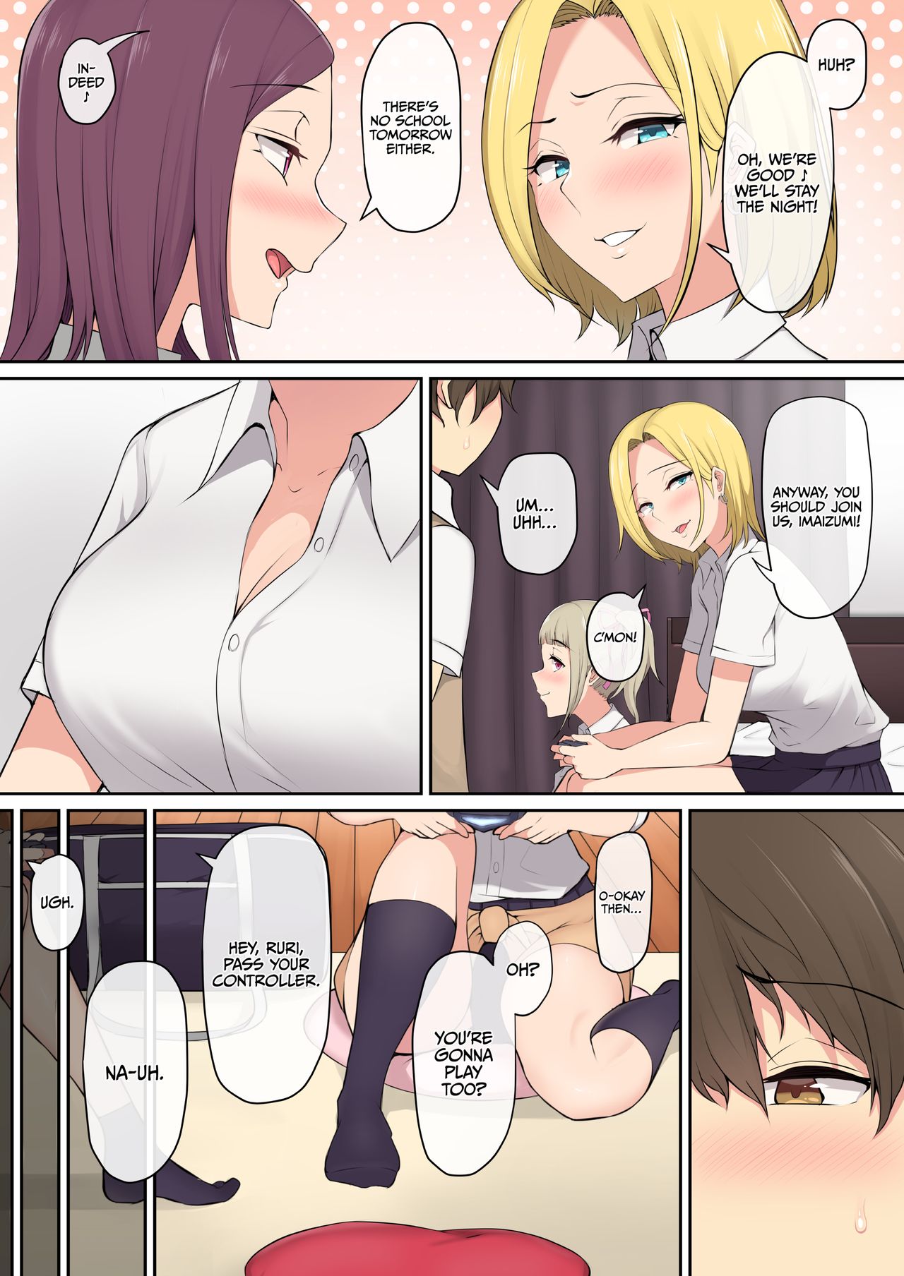 Imaizumi Brings All The Gyarus To His House [Nori5rou] - Chapter 1 — Page 4