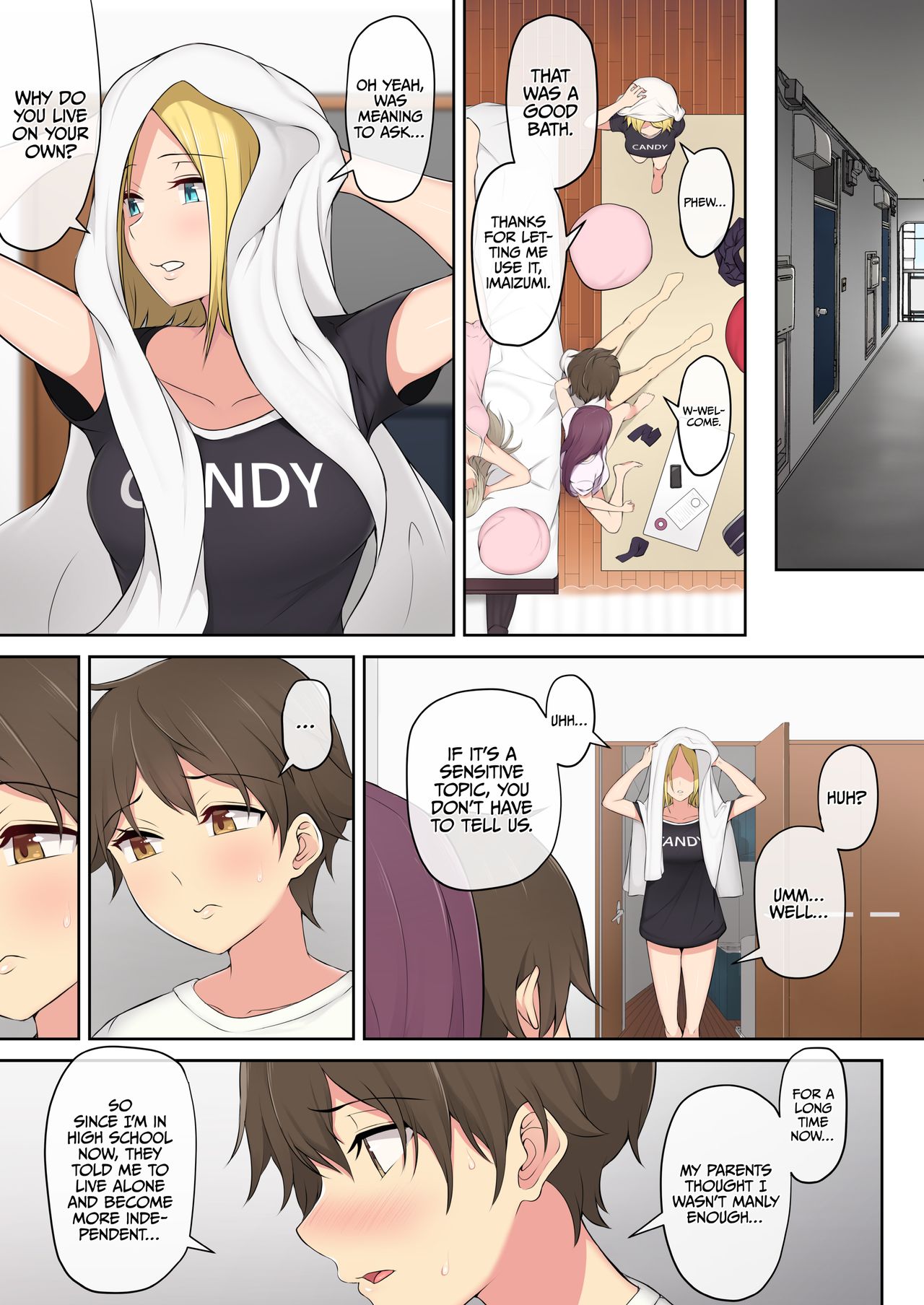 Imaizumi Brings All The Gyarus To His House [Nori5rou] - Chapter 1 — Page 50