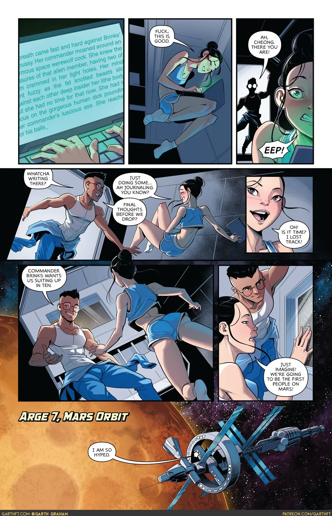 A Polycule of Mars [Garth Graham | Temporal Wolf] - Chapter 1 — Page 17