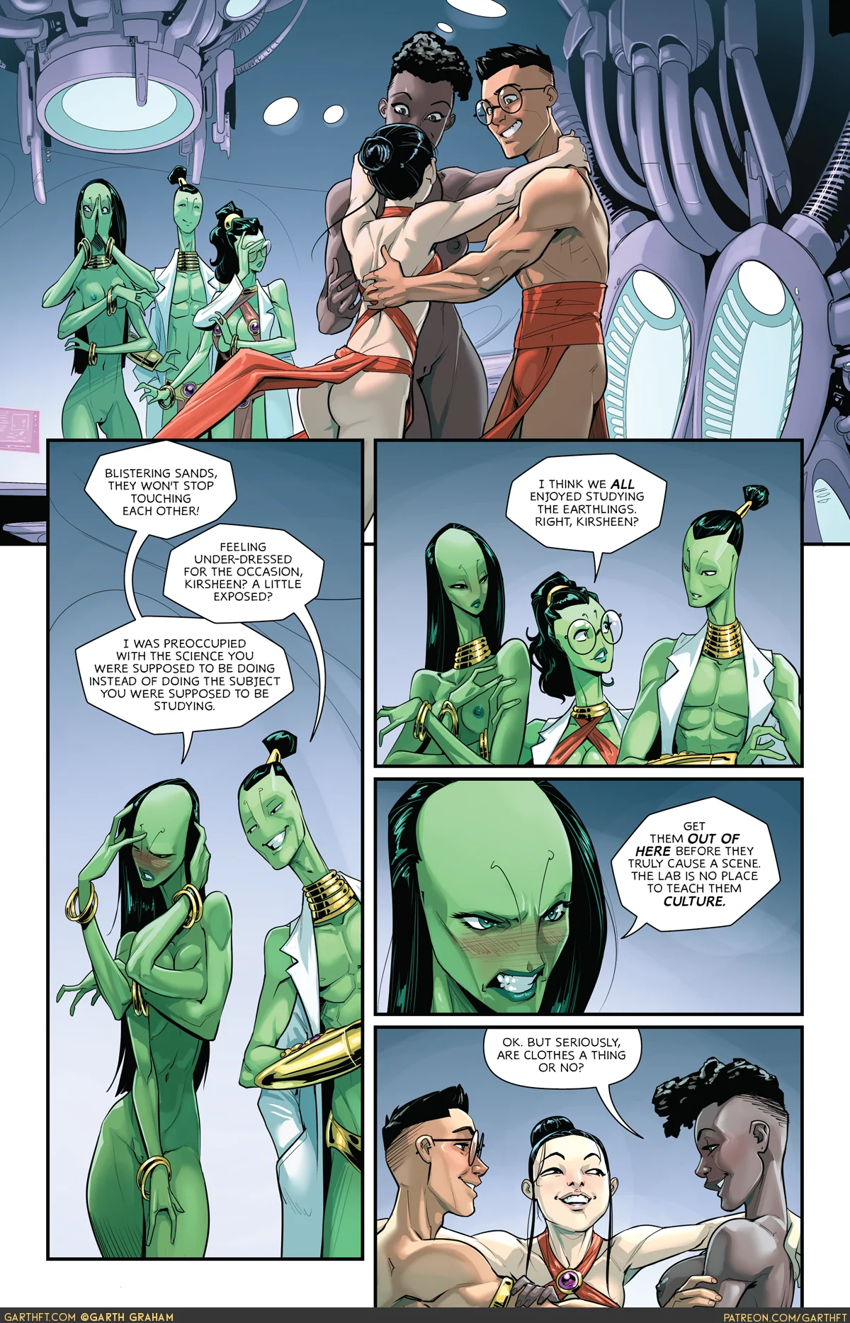 A Polycule of Mars [Garth Graham | Temporal Wolf] - Chapter 3 — Page 4