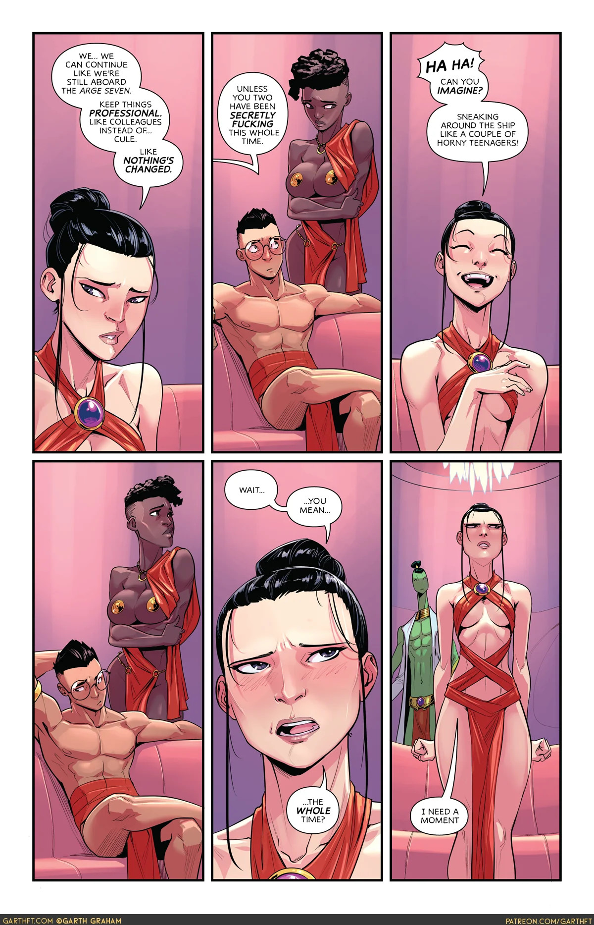 A Polycule of Mars [Garth Graham | Temporal Wolf] - Chapter 3 — Page 7