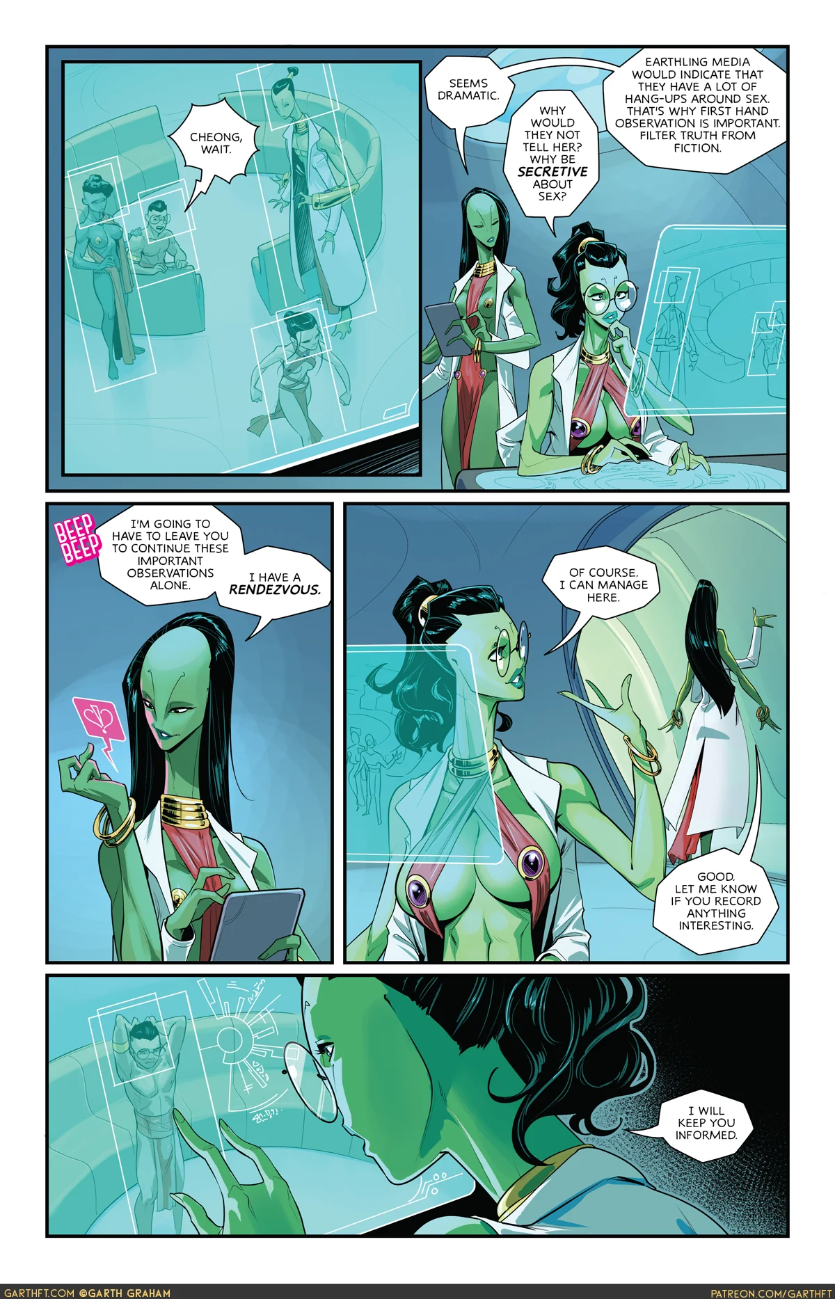 A Polycule of Mars [Garth Graham | Temporal Wolf] - Chapter 3 — Page 8