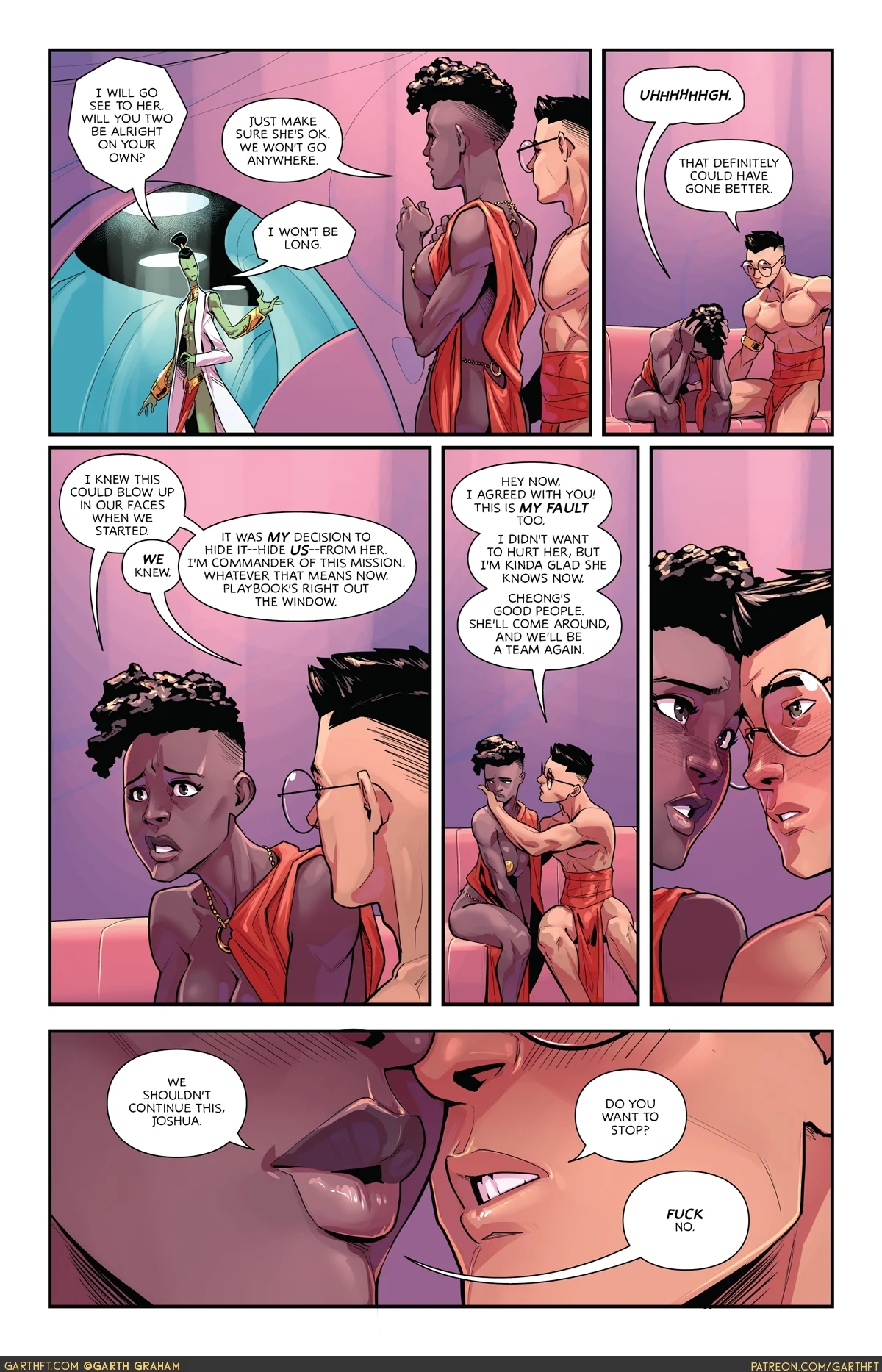 A Polycule of Mars [Garth Graham | Temporal Wolf] - Chapter 3 — Page 9