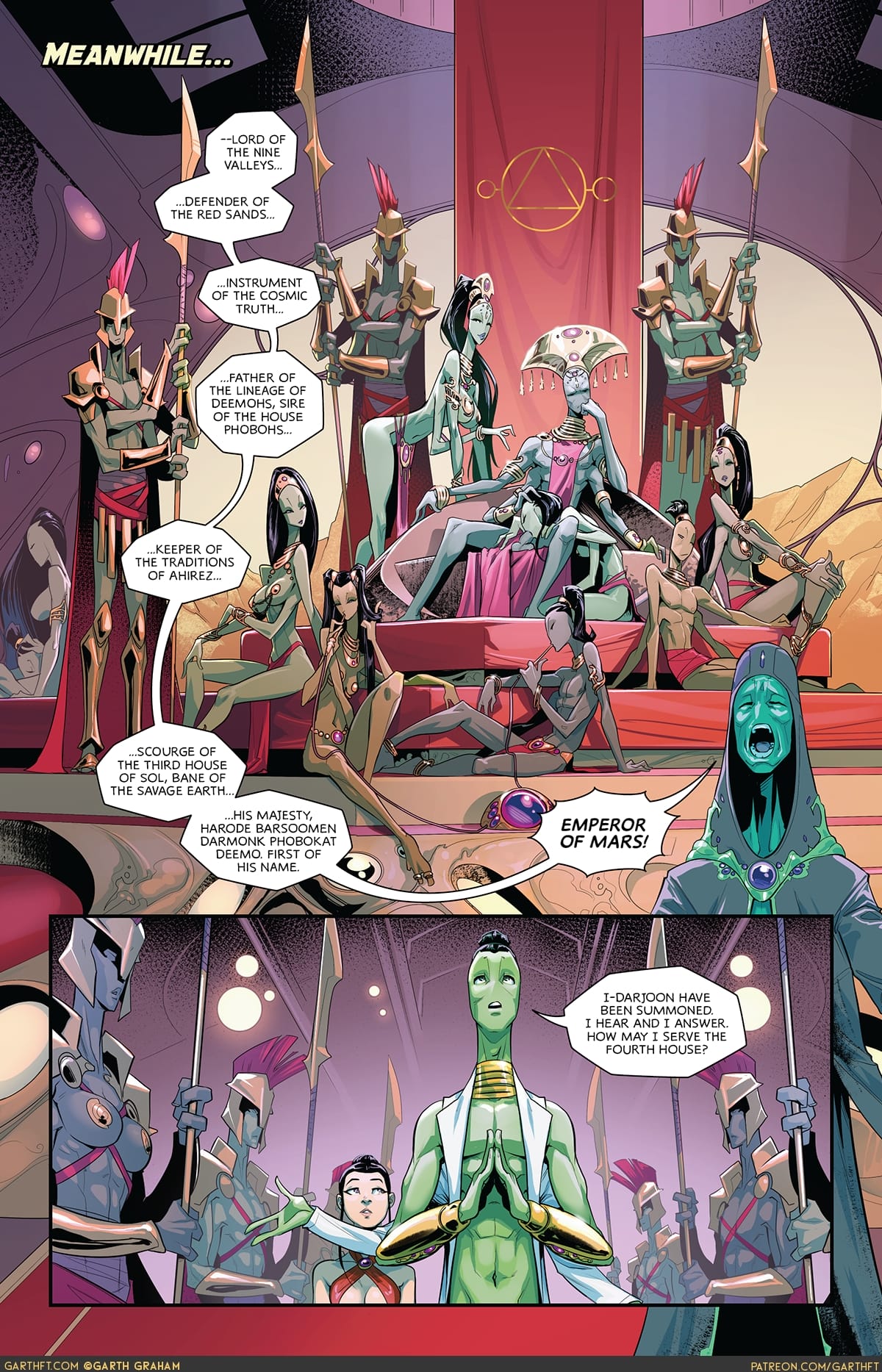 A Polycule of Mars [Garth Graham | Temporal Wolf] - Chapter 2 — Page 12