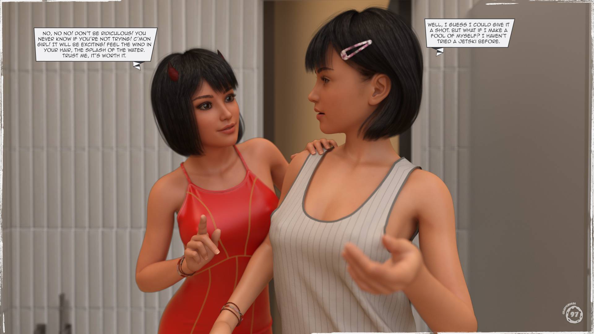 Summer Heat [Crispy Cheese] - Chapter 1 — Page 97