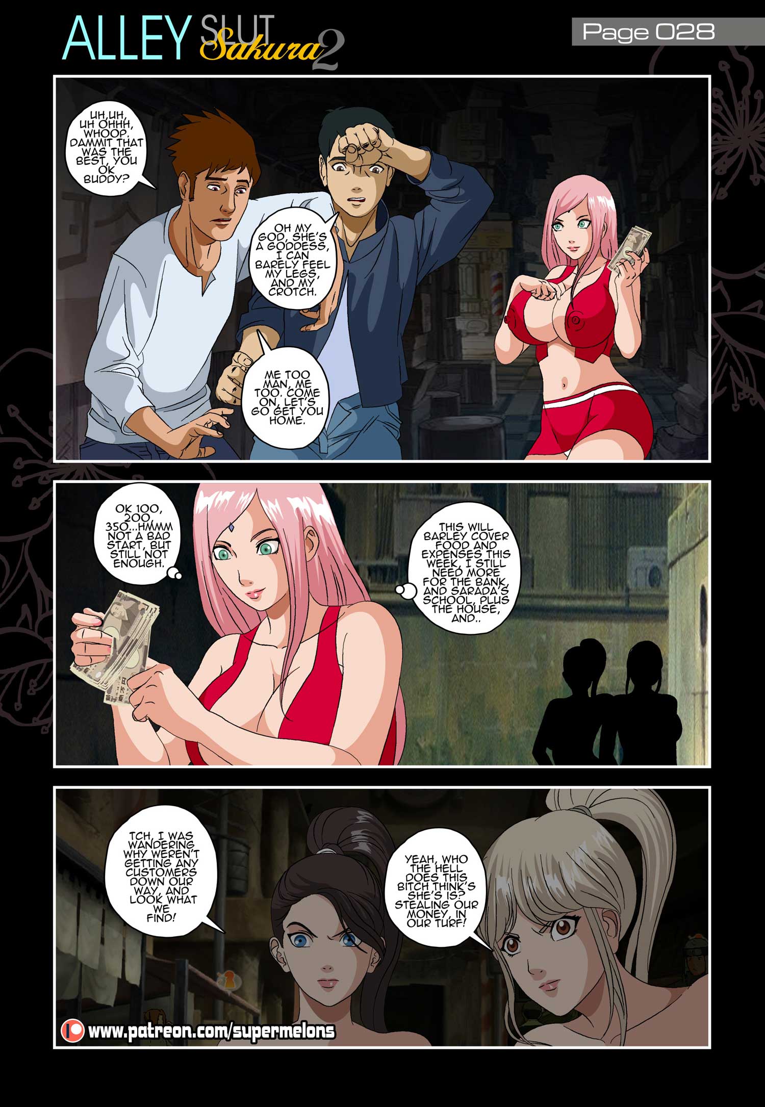Alley Slut Sakura (Naruto) [Super Melons] - Chapter 2 — Page 29