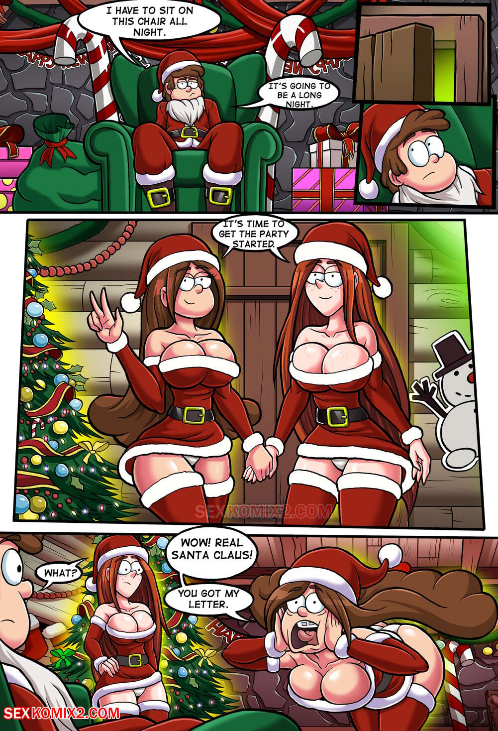 New Year Party and a Big Pink Bear (Gravity Falls) - Chapter 1 — Page 8