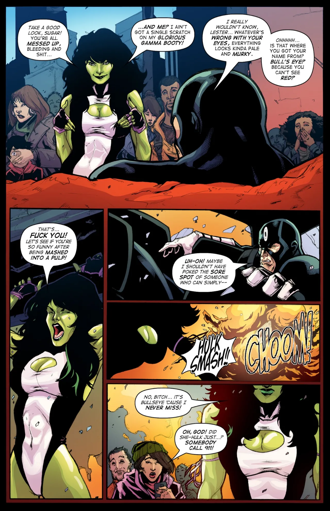 She-Hulk - Acts of Lust (Tracy Scops) [She-Hulk] - Chapter 1 — Page 9