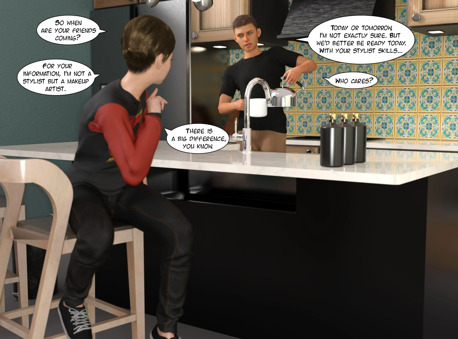 Friends [Kizaru3D] - Chapter 1.1 — Page 24