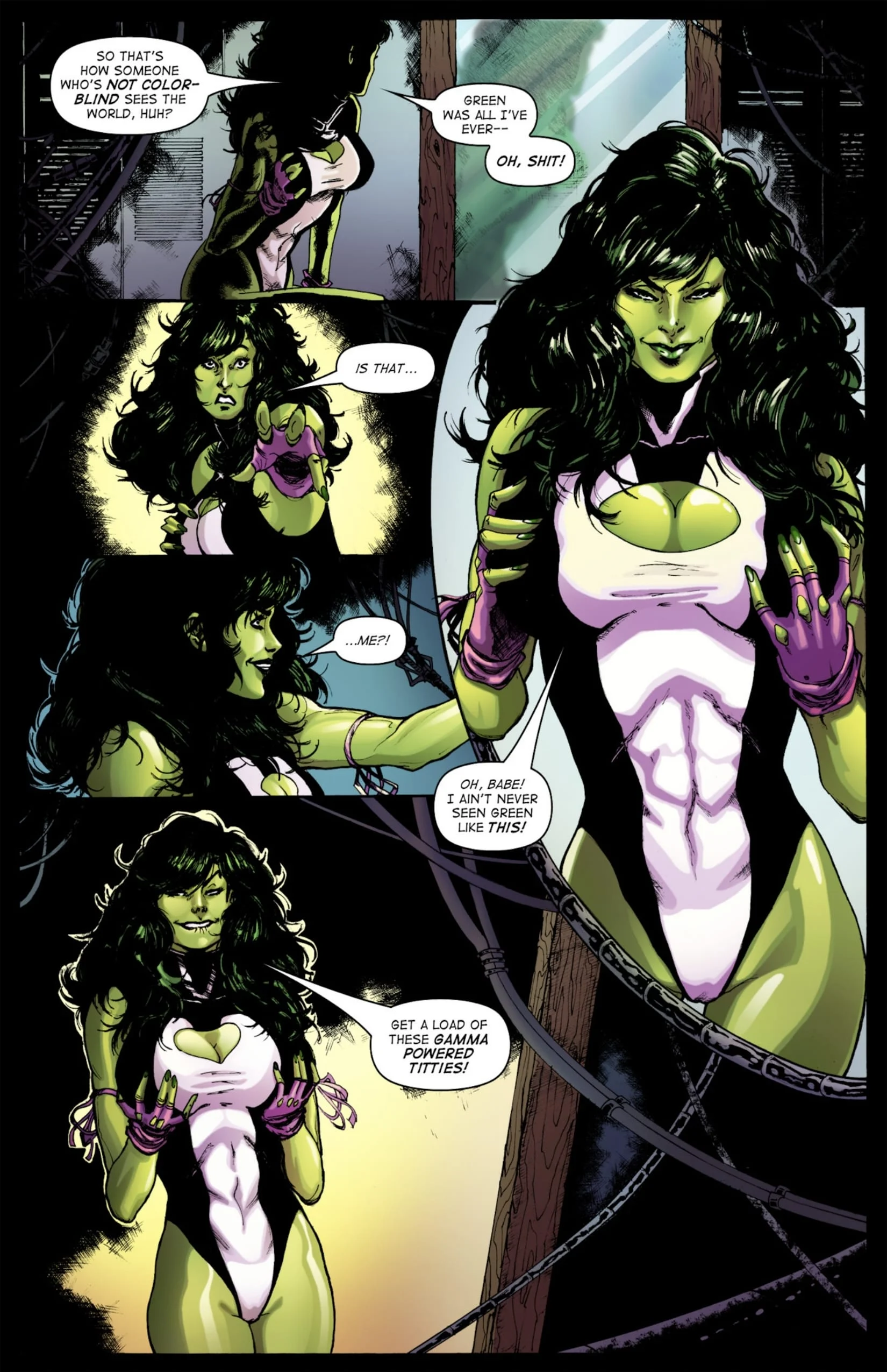 She-Hulk – Acts of Lust (She-Hulk) [Tracy Scops] - Chapter 1 — Page 4