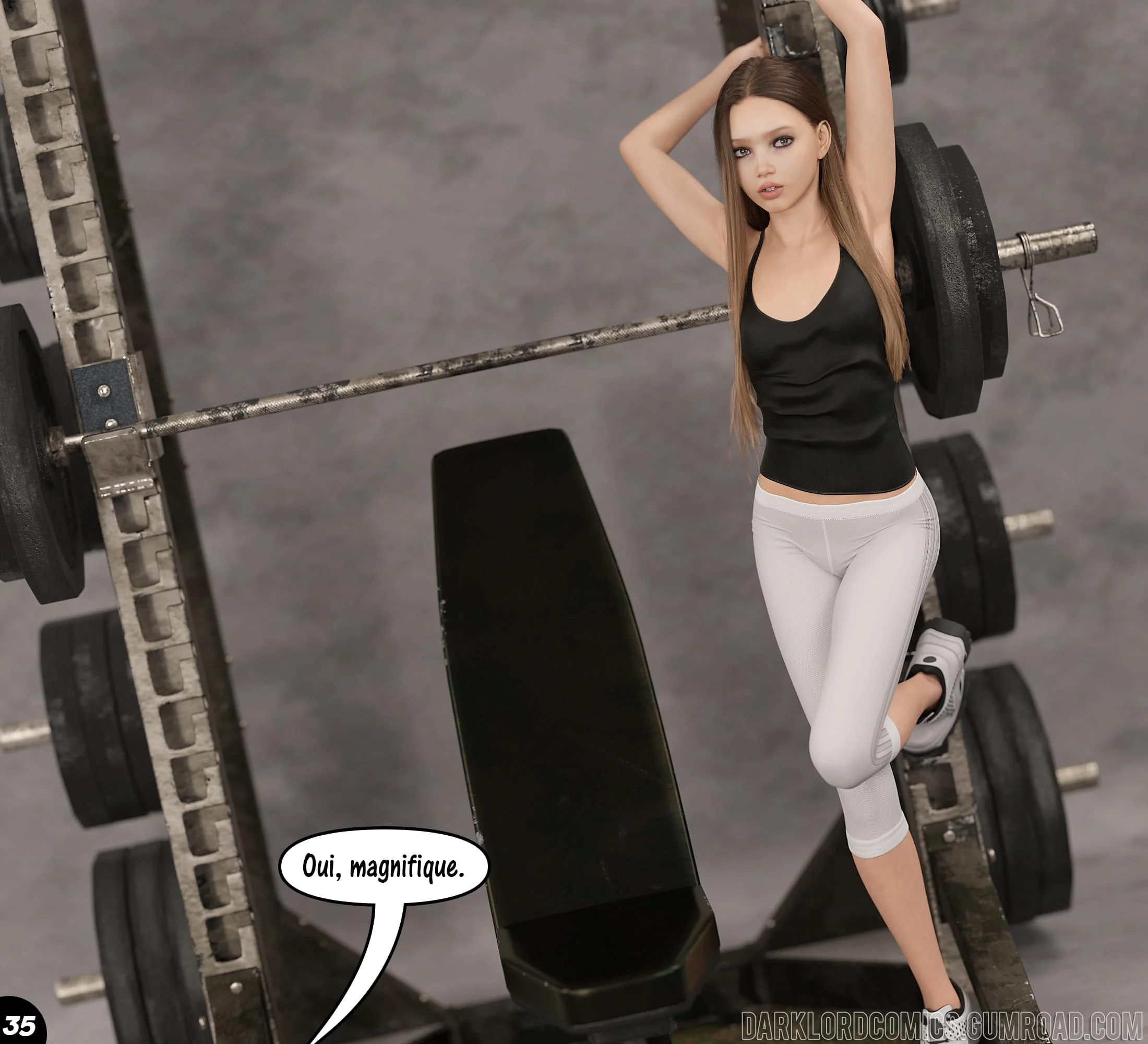 Natasha’s Workout [DarkLord] - Chapter 2 — Page 36