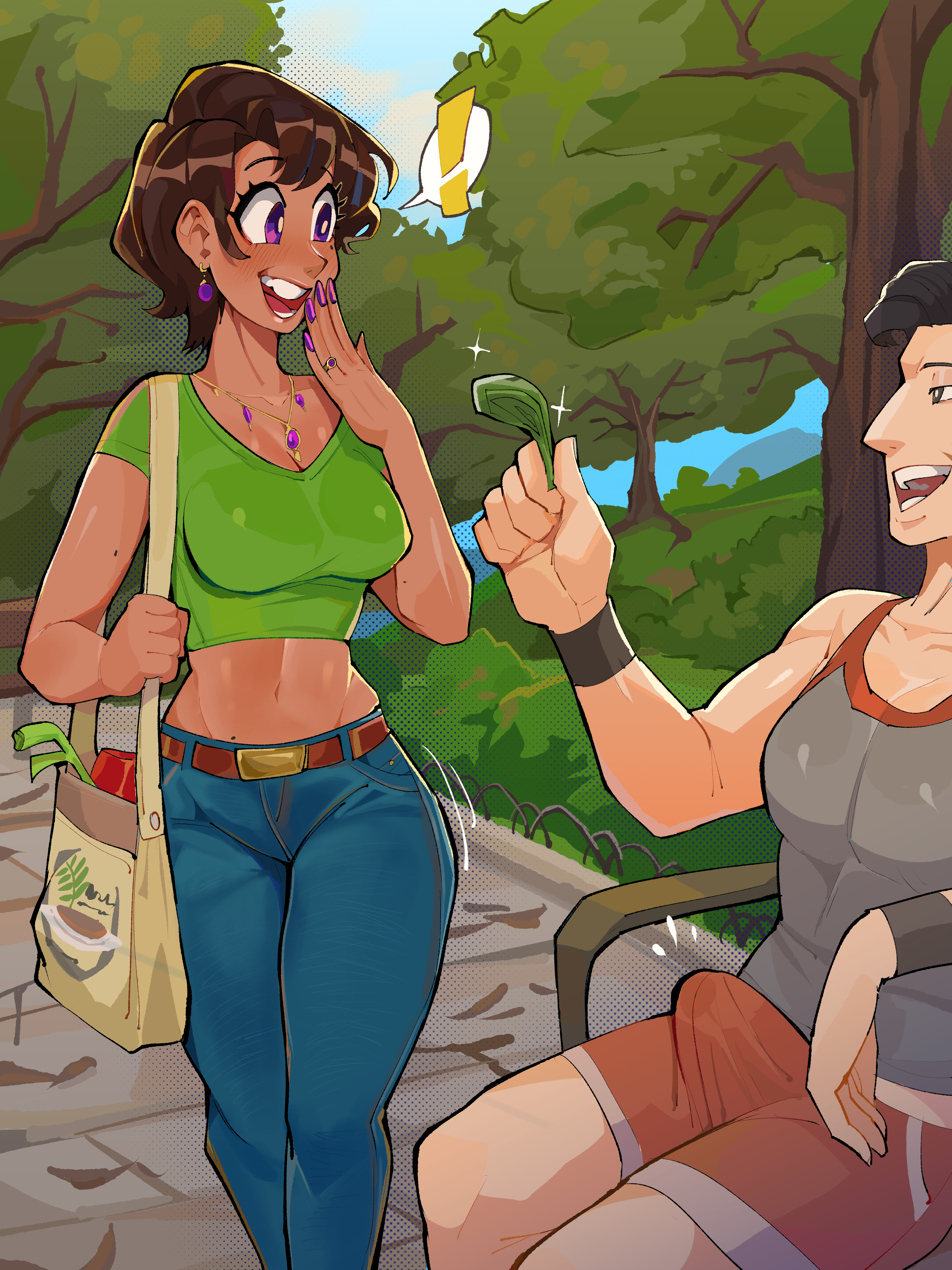 Neighborhood MILFs: Gene & Chiyoi (Joy) ft. Karen & Vivien (OC) [Differland] - Chapter 1 — Page 61