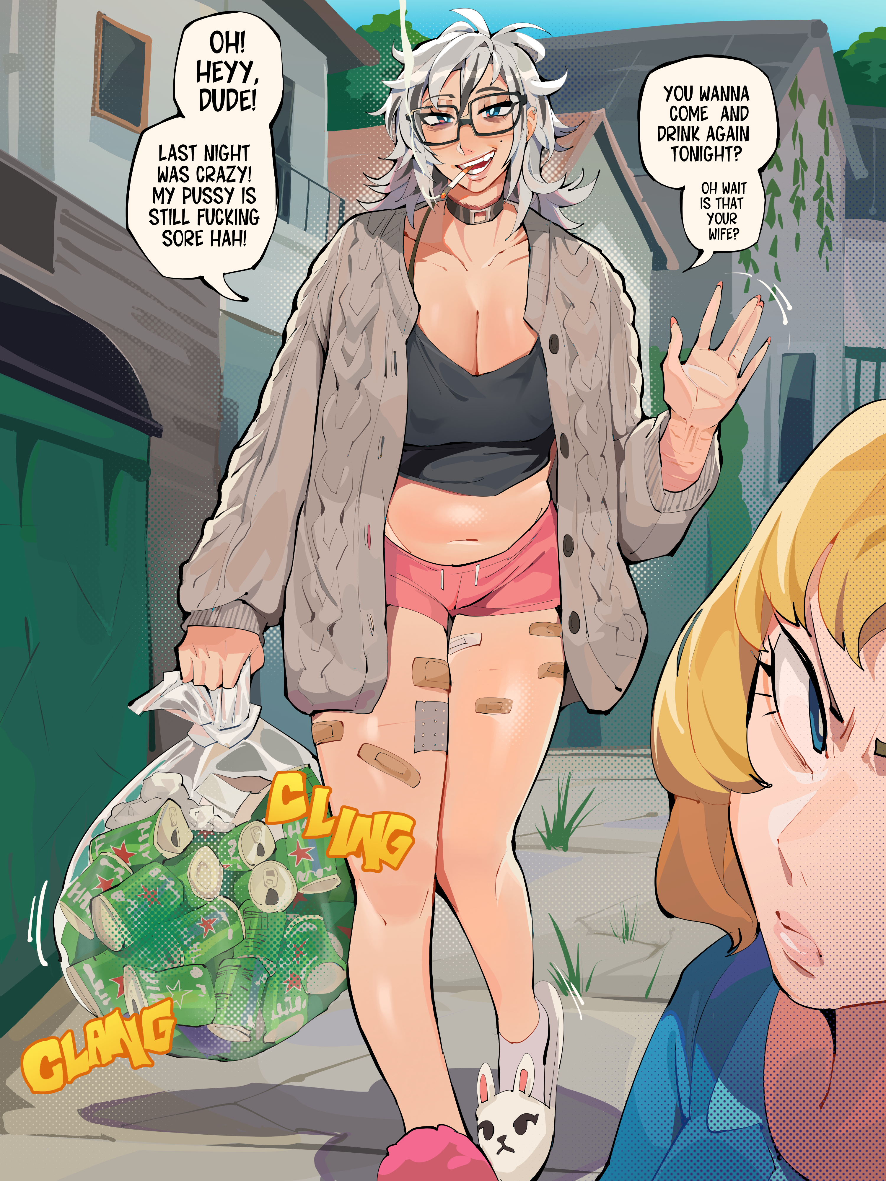 Neighborhood MILFs: Gene & Chiyoi (Joy) ft. Karen & Vivien (OC) [Differland] - Chapter 1 — Page 80