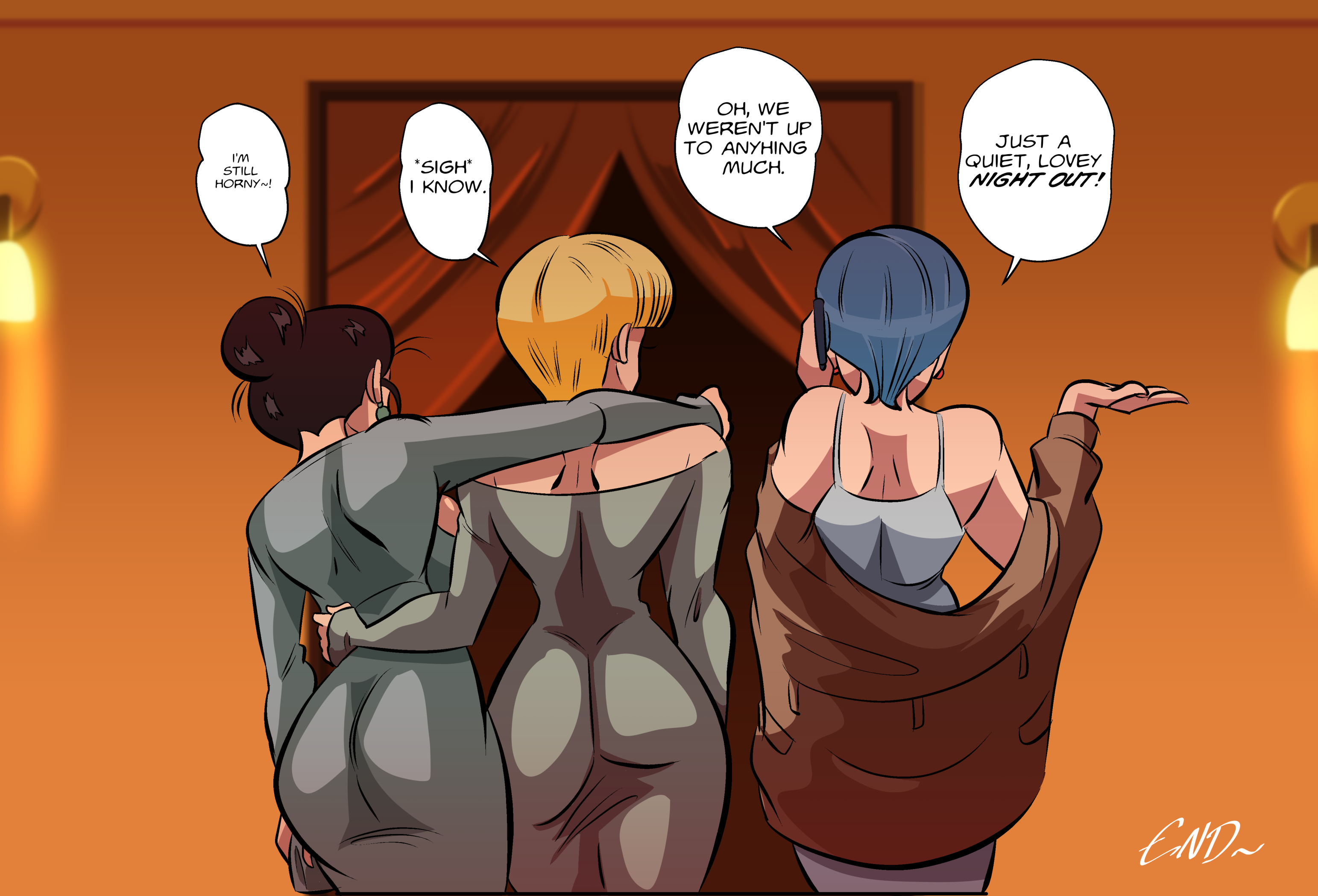 Girls Night Out (Dragon Ball Super) [FunsexyDB] - Chapter 1 — Page 60